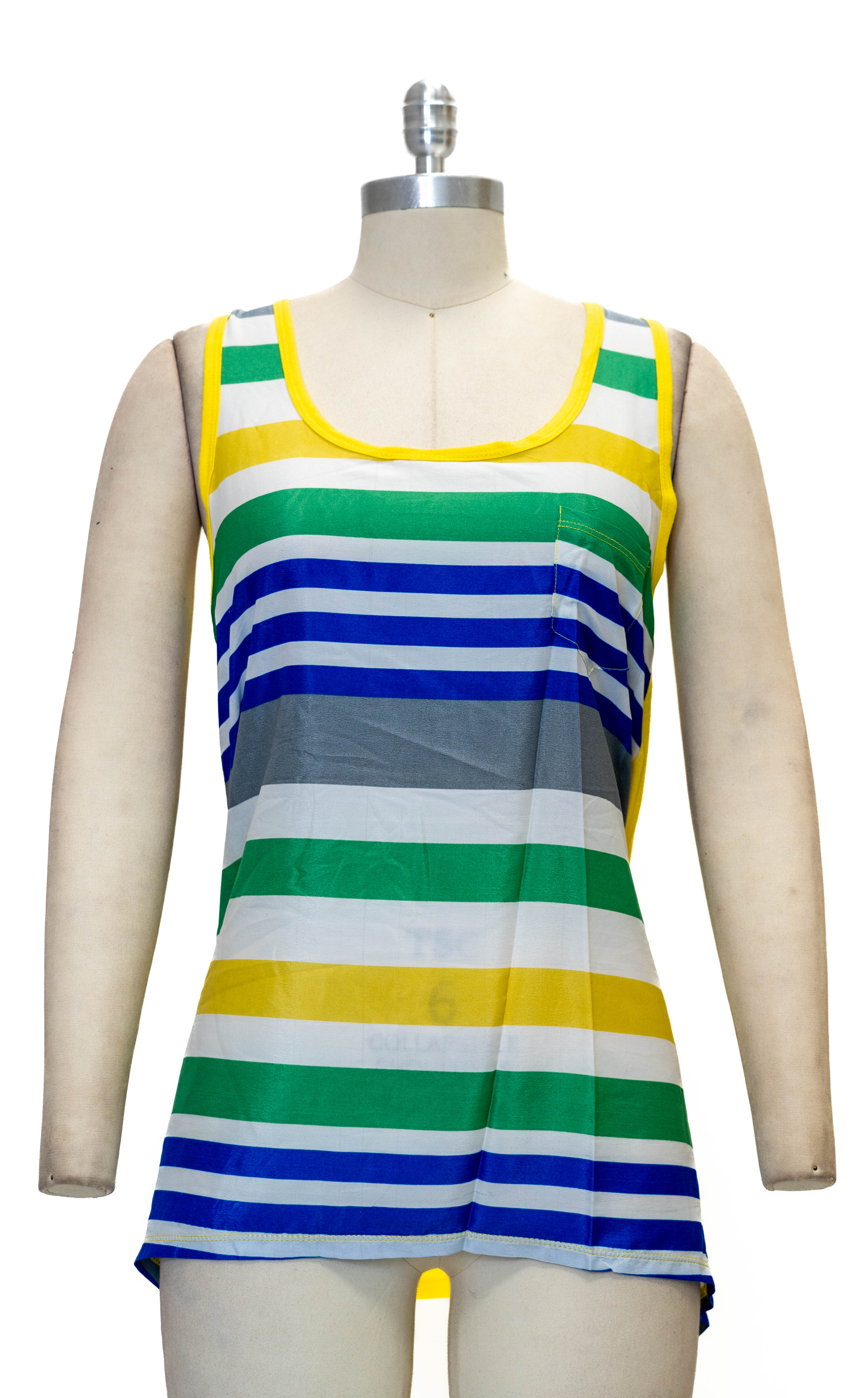 Paris Paris 8123 Sleevless Striped Tank Top
