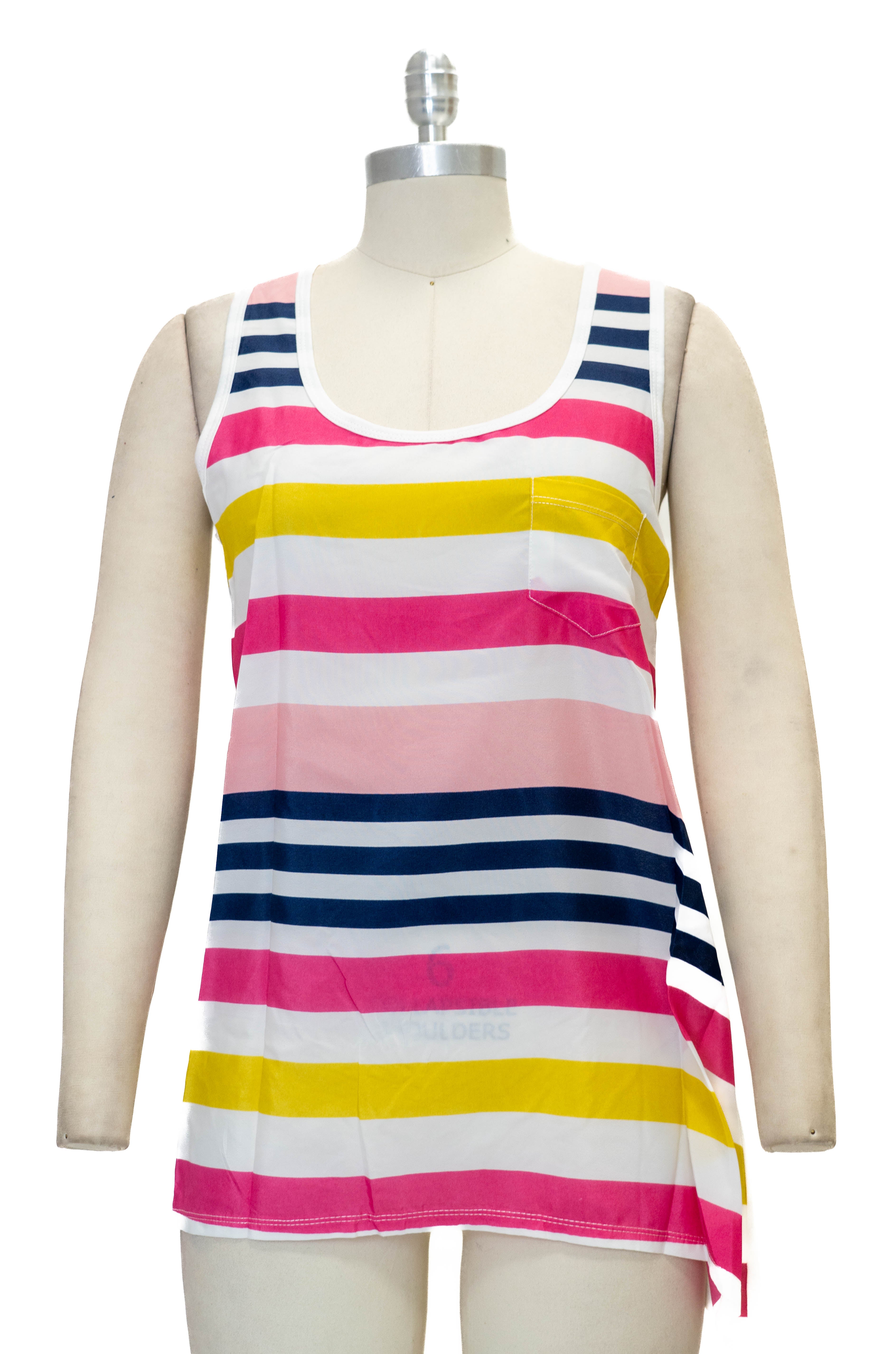Paris Paris 8123 Sleevless Striped Tank Top