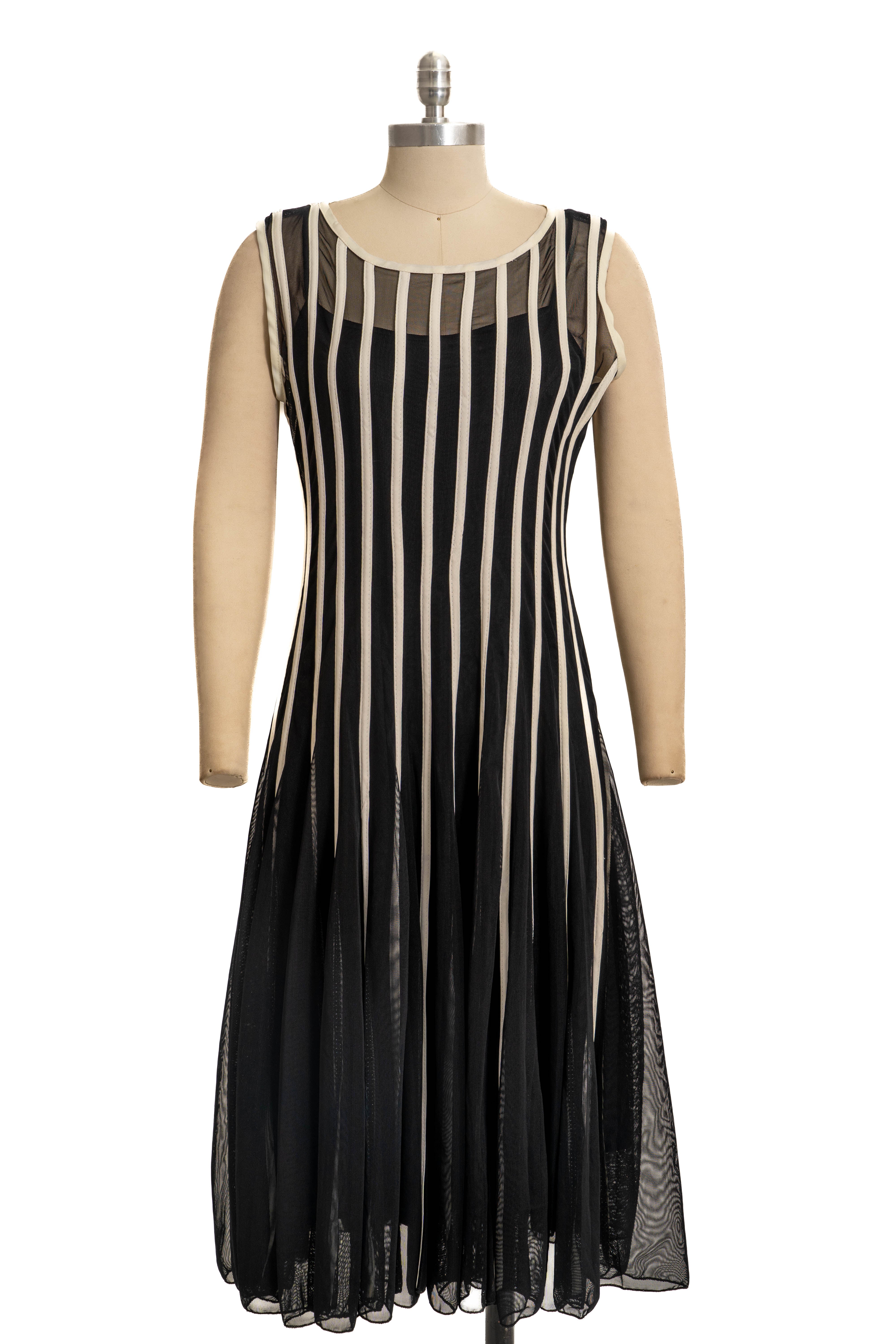 Micheal K 88888 Ribbed Mesh Dress