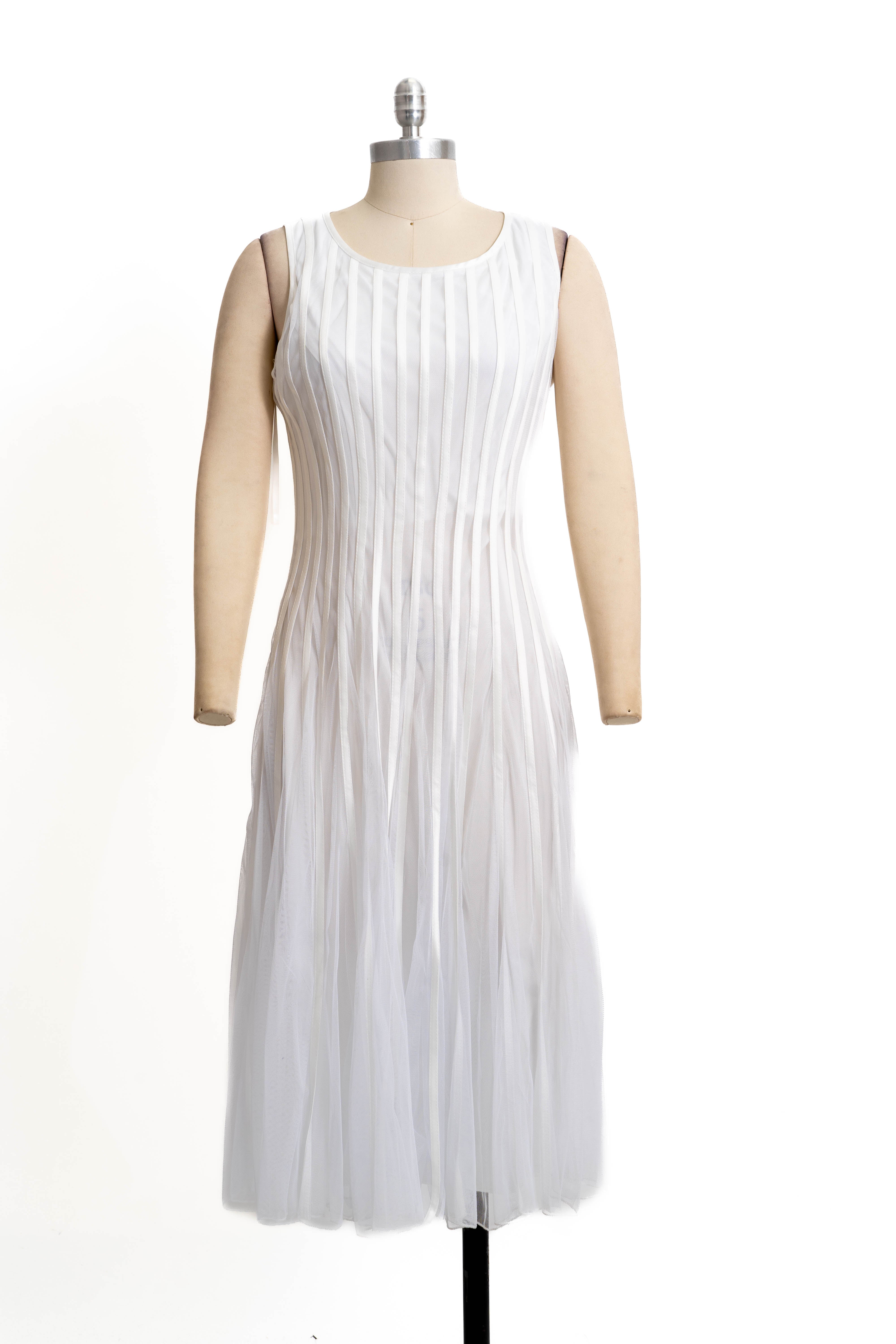 Micheal K 88888 Ribbed Mesh Dress