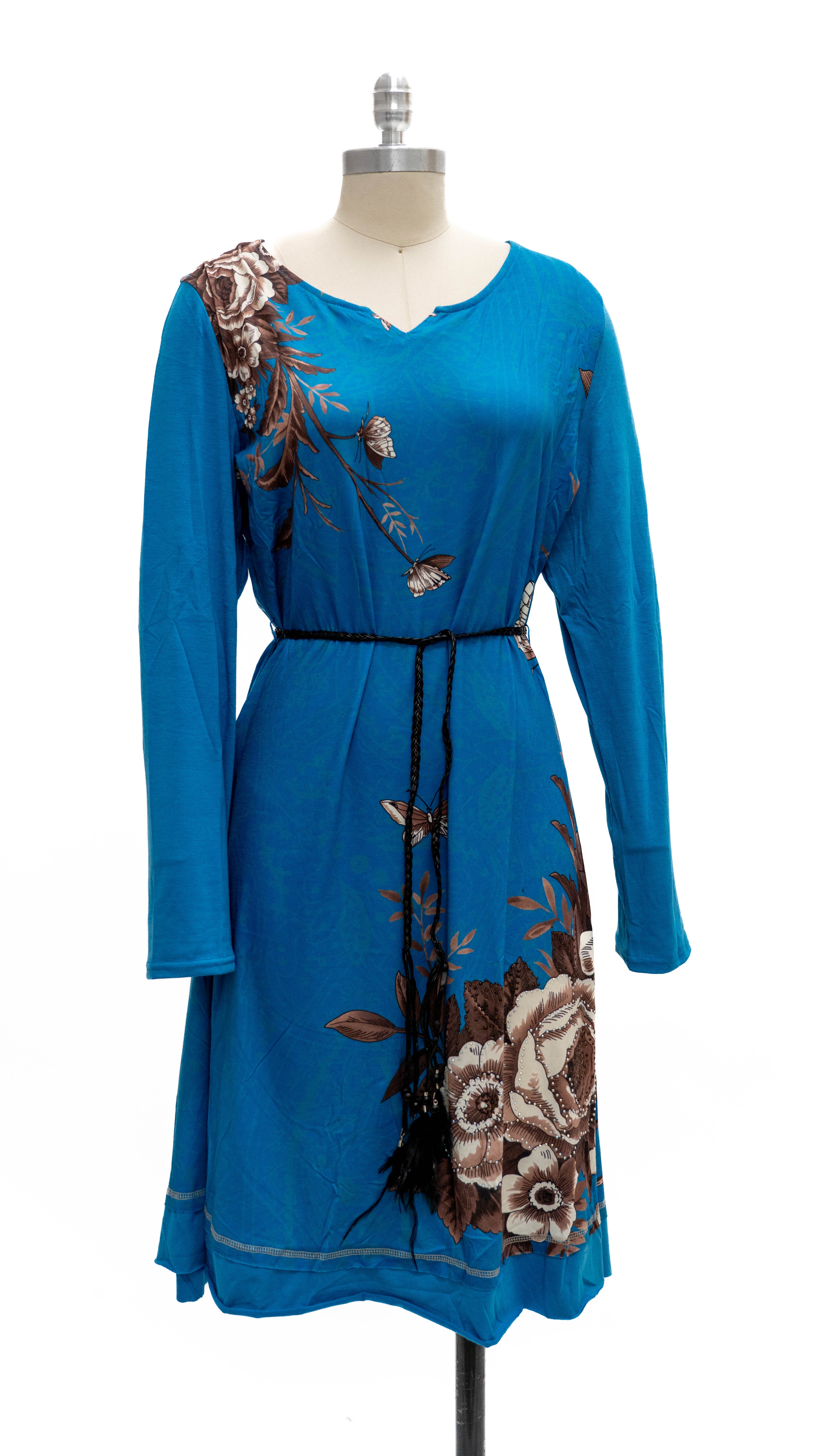 Micheal K 8548L Belted Jersey Dress