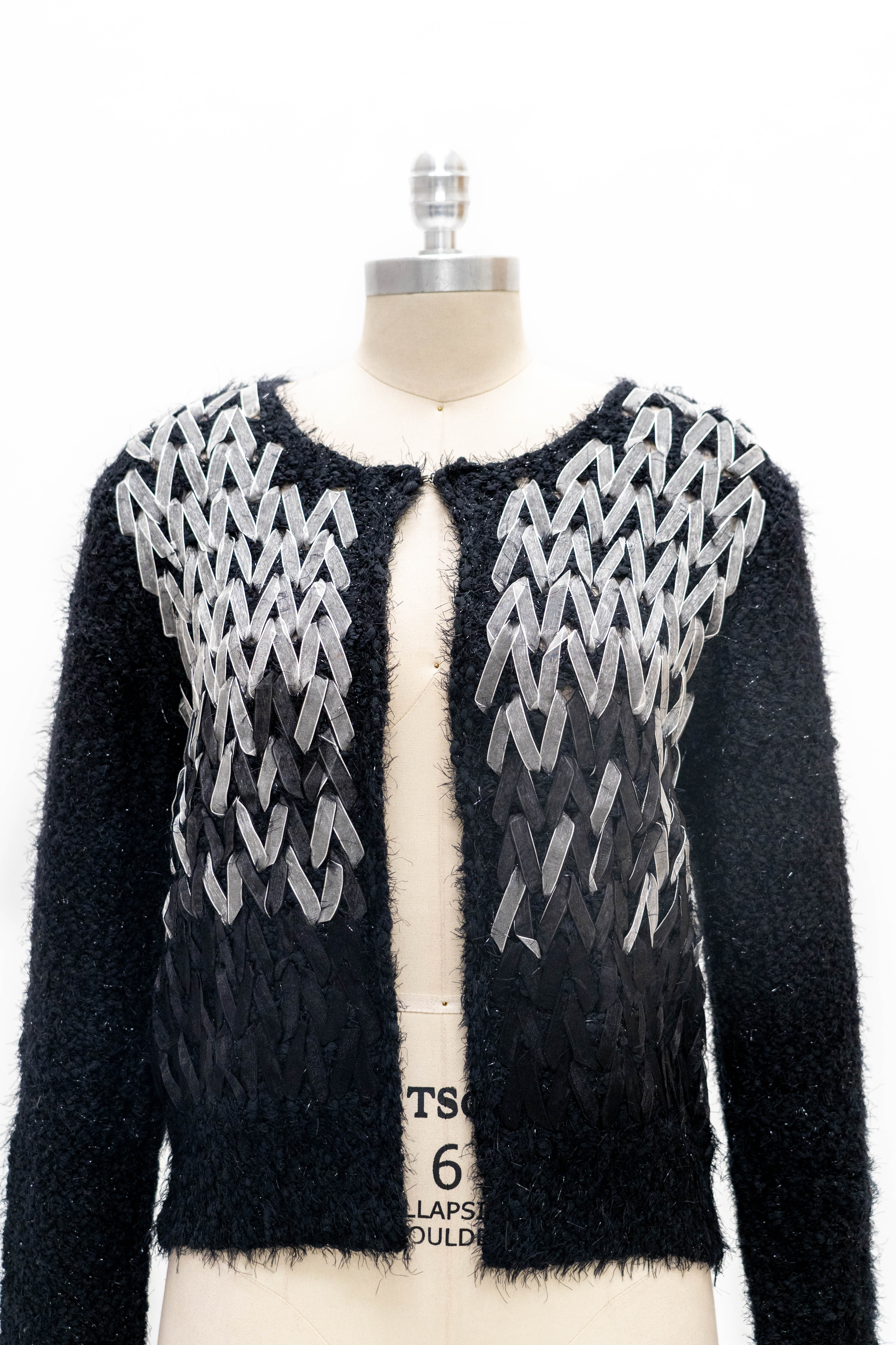 Micheal K 8923 Ribbon Sweater