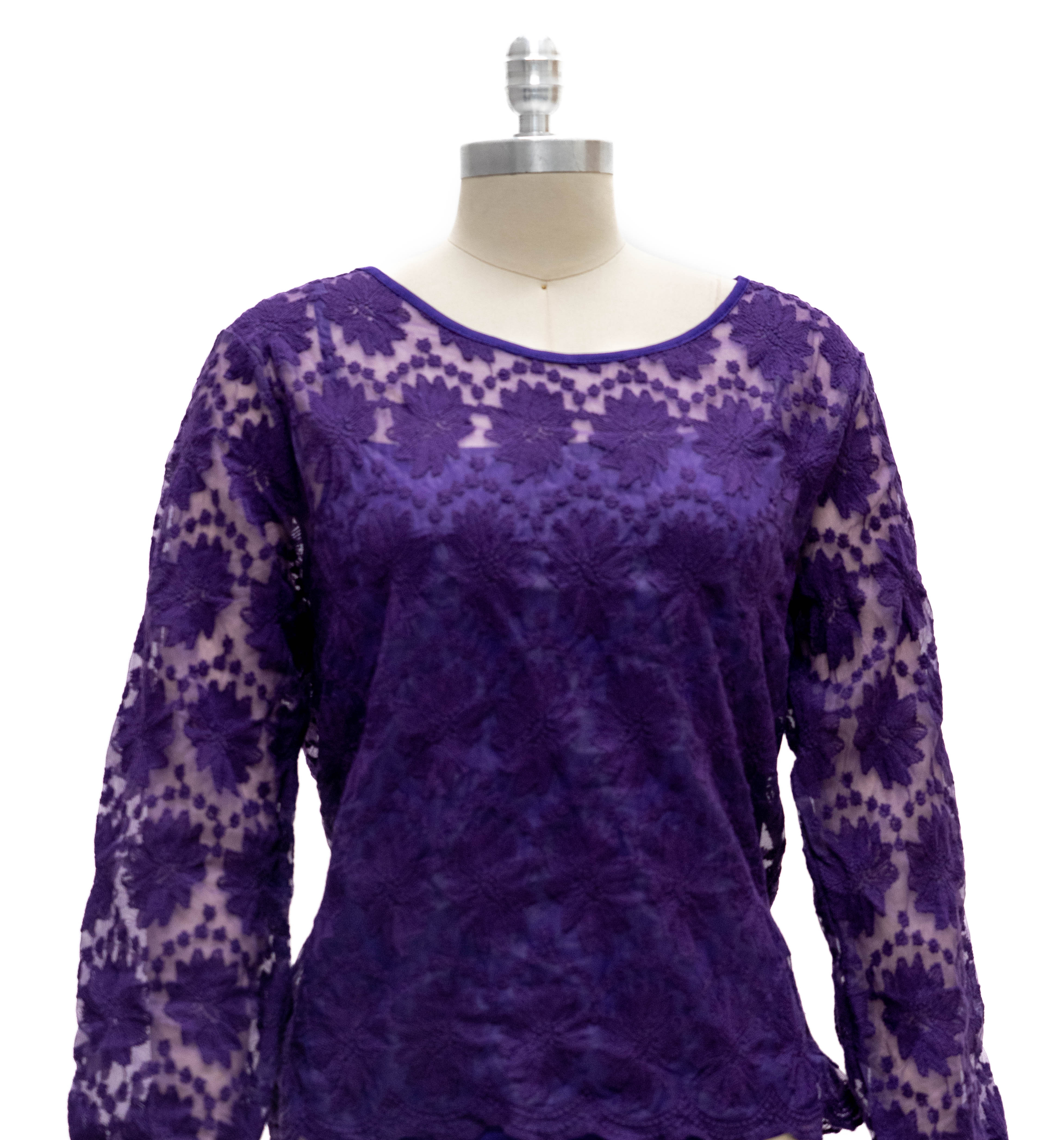 Micheal K 8522 Lace Top with Tank