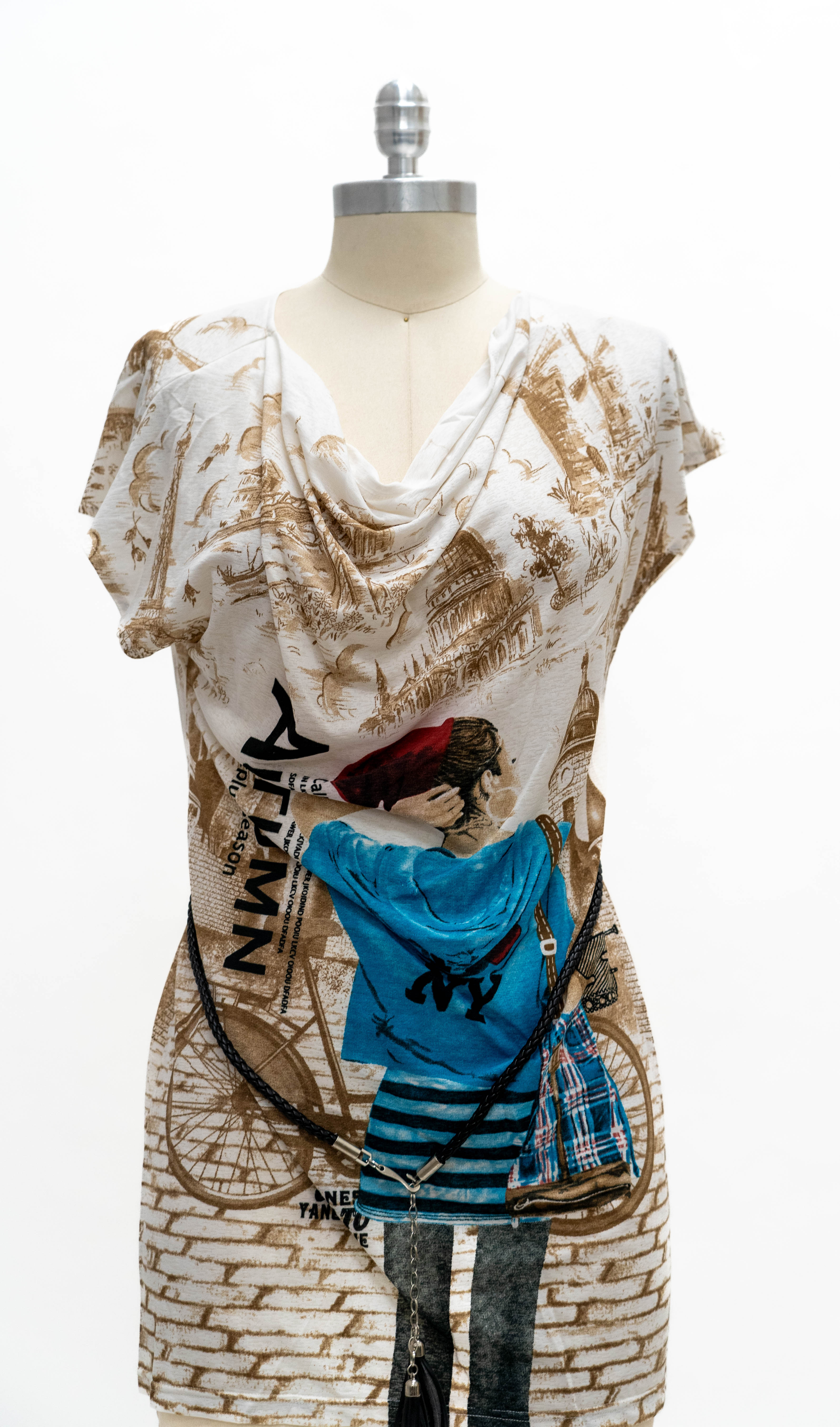 Paris Paris 8390 Stretch Tunic Top