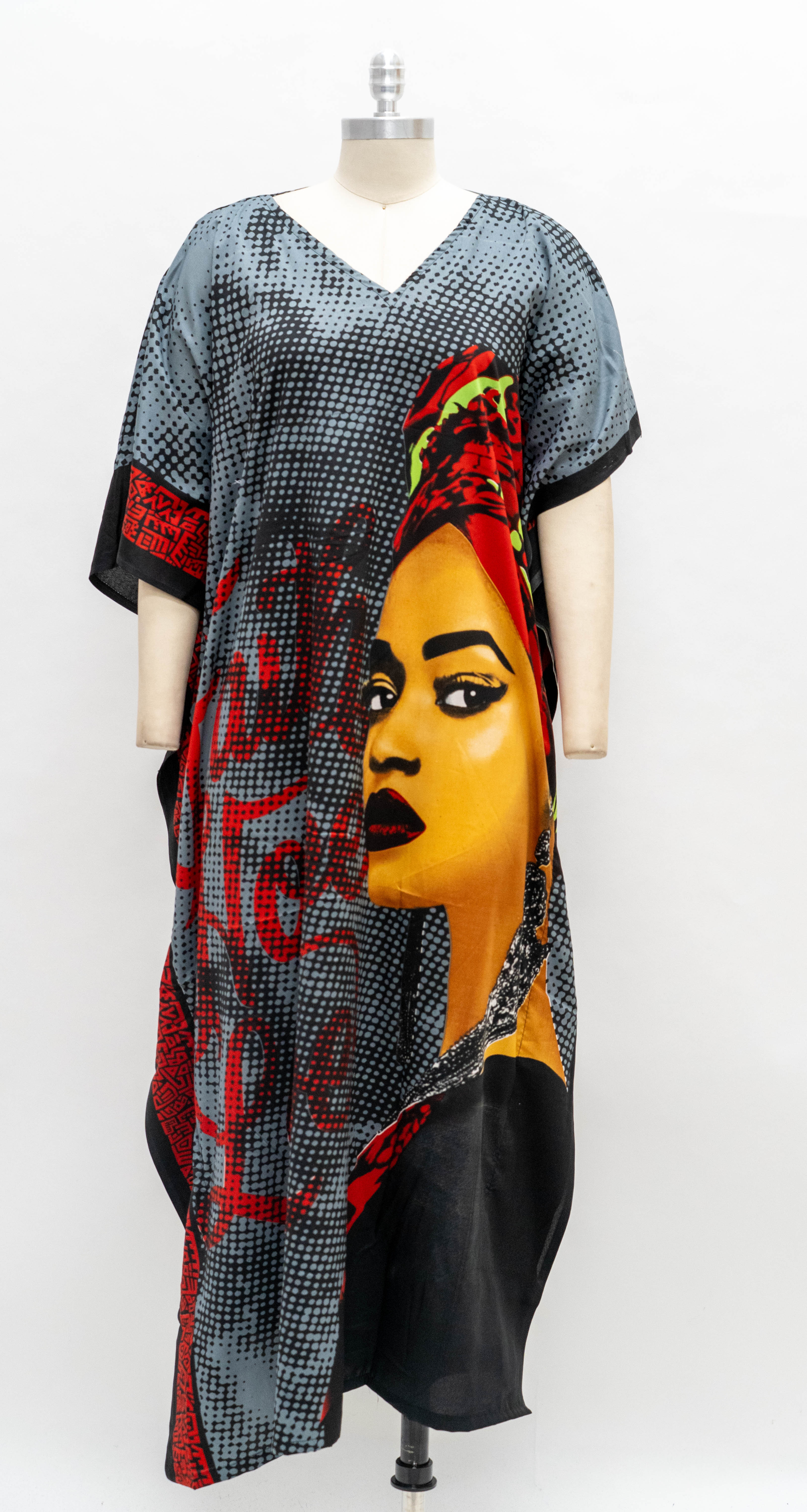 NF PNA1624C Print Kaftan