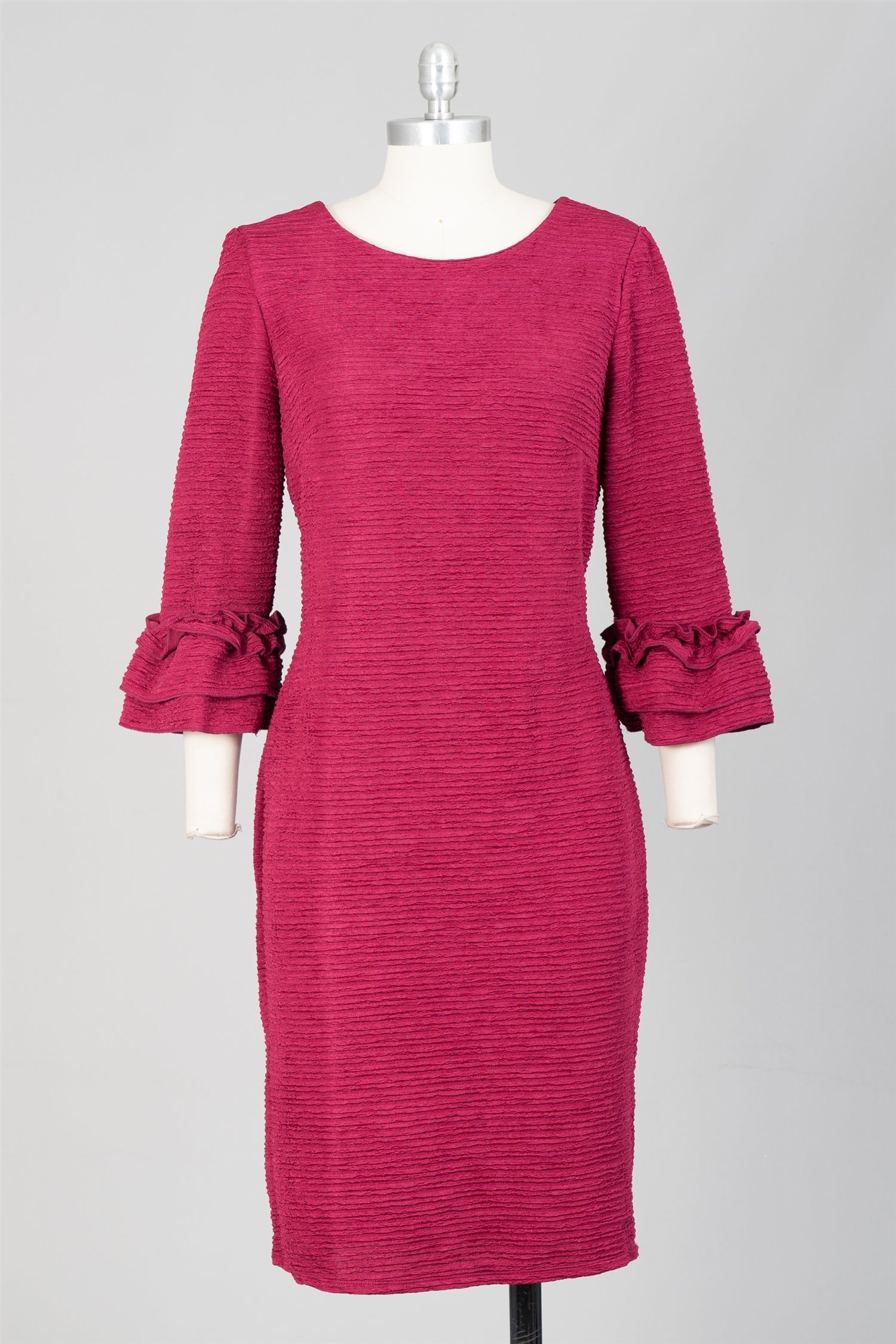 Allen Kay MTXD4237 Novelty Cuff Knit Dress