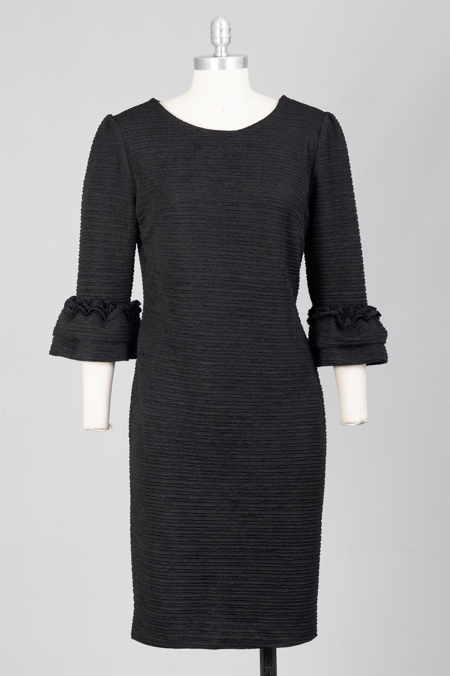 Allen Kay MTXD4237 Novelty Cuff Knit Dress