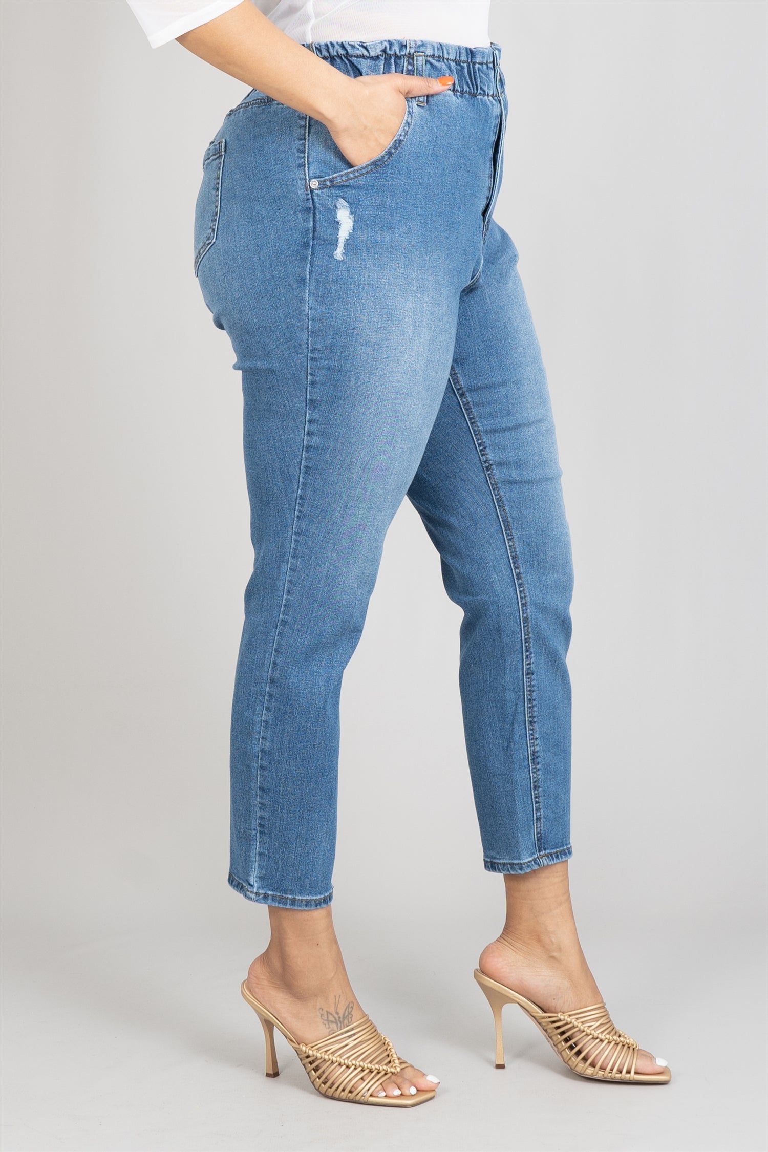 Copperflash CW0110 Skinny Denim PlusSize Pant