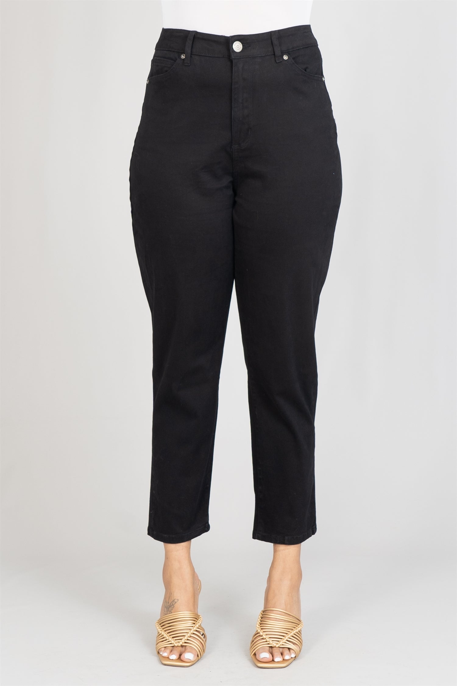 Copperflash CW0698 Straight Leg Denim PlusSize Pant