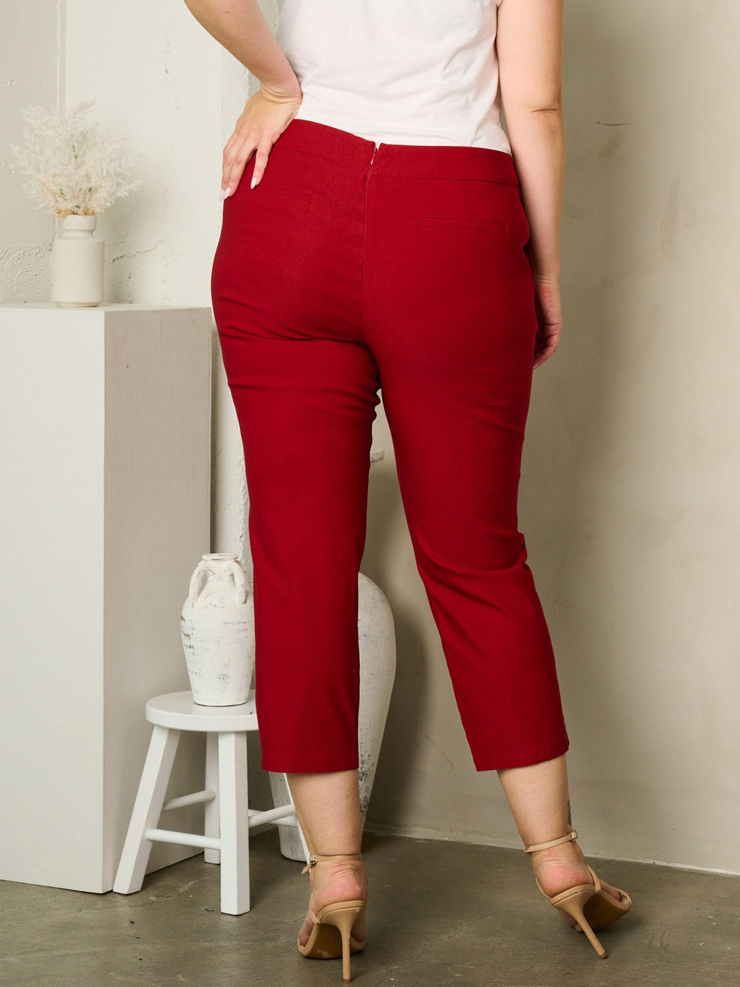 DAZZ D35784P Stretch PlusSize Capri Pant