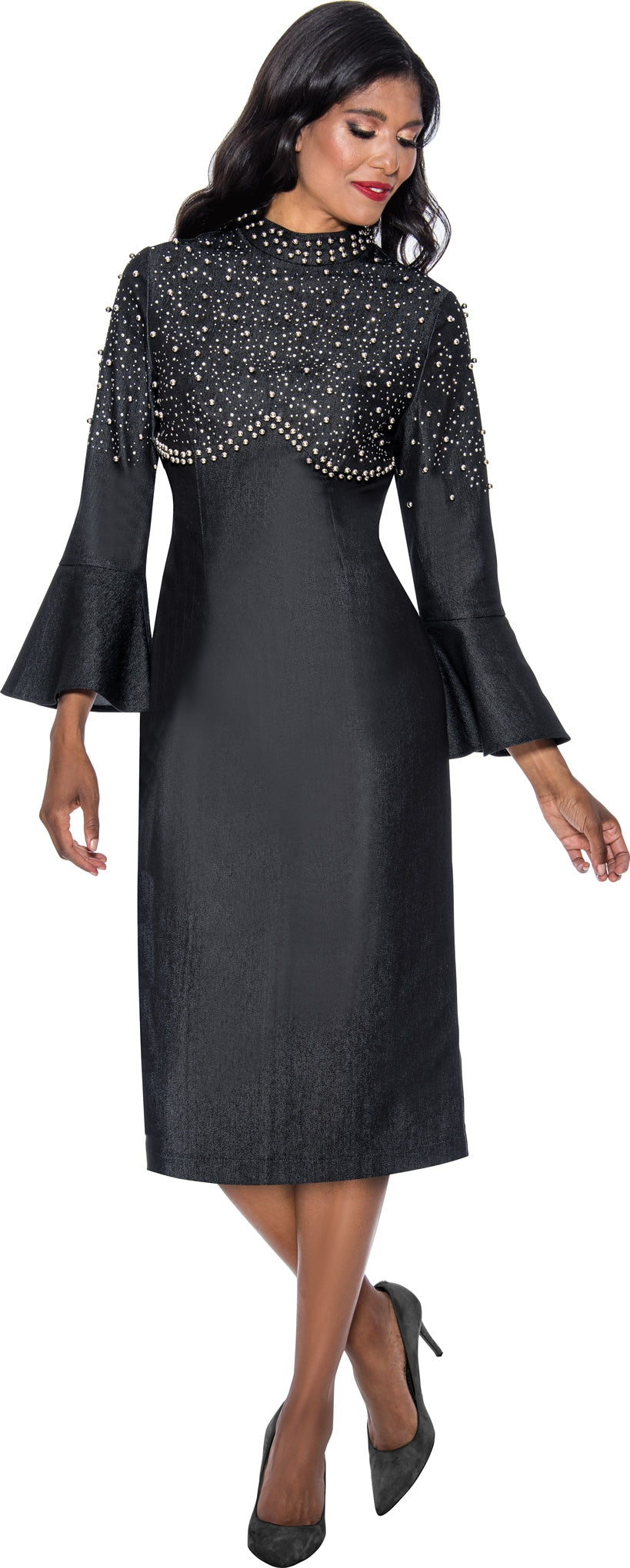 Devine Sport 63951 Embellished Denim Dress