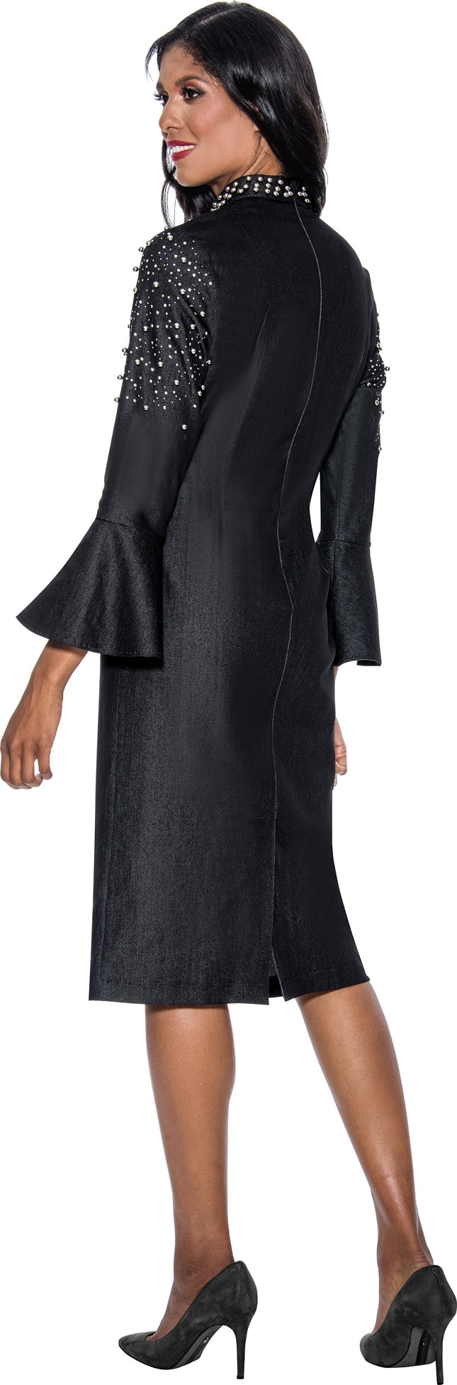 Devine Sport 63951 Embellished Denim Dress