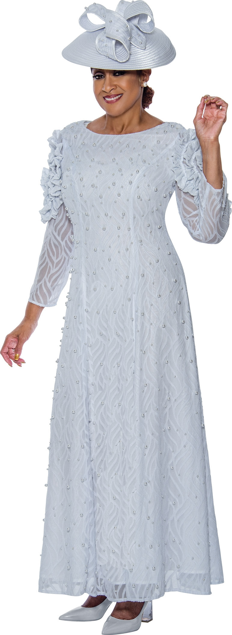 Dorinda Clark Cole 4941 Pearl Maxi Dress