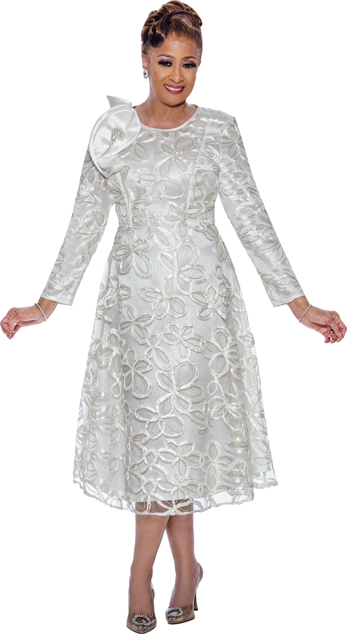 Dorinda Clark Cole 5271 Soutache Dress