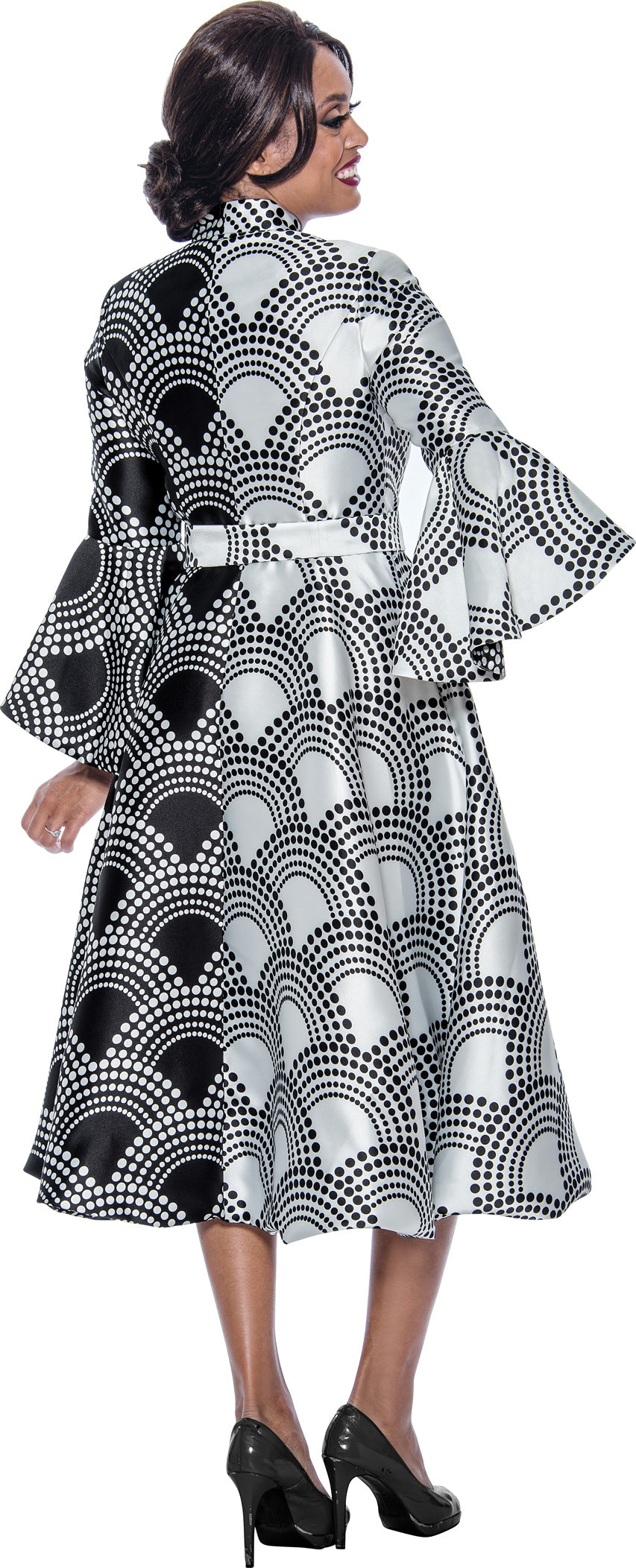 Dresses By Nubiano 12291W PlusSize Print Dress