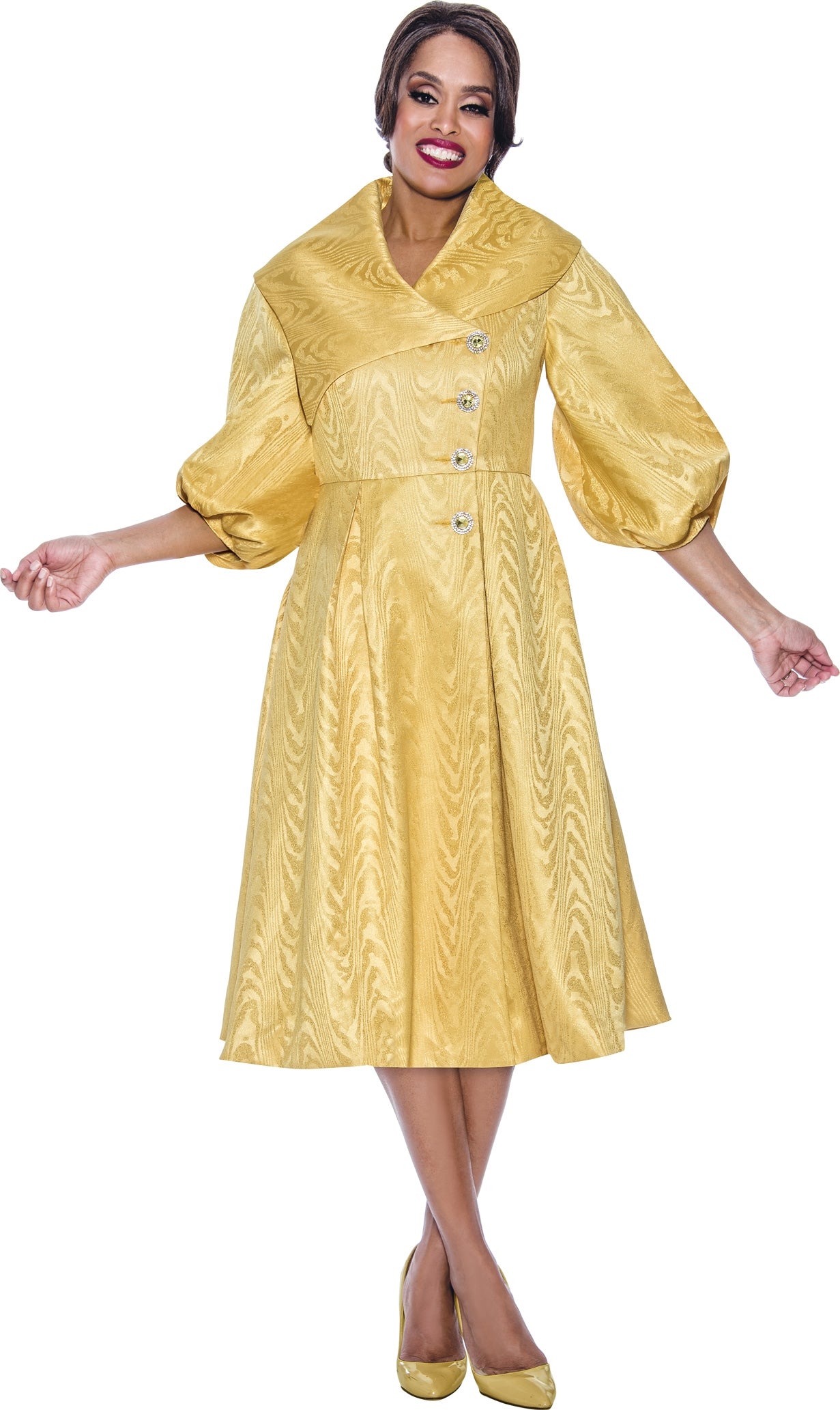 Dresses By Nubiano 12401W Dress Moire Portrait