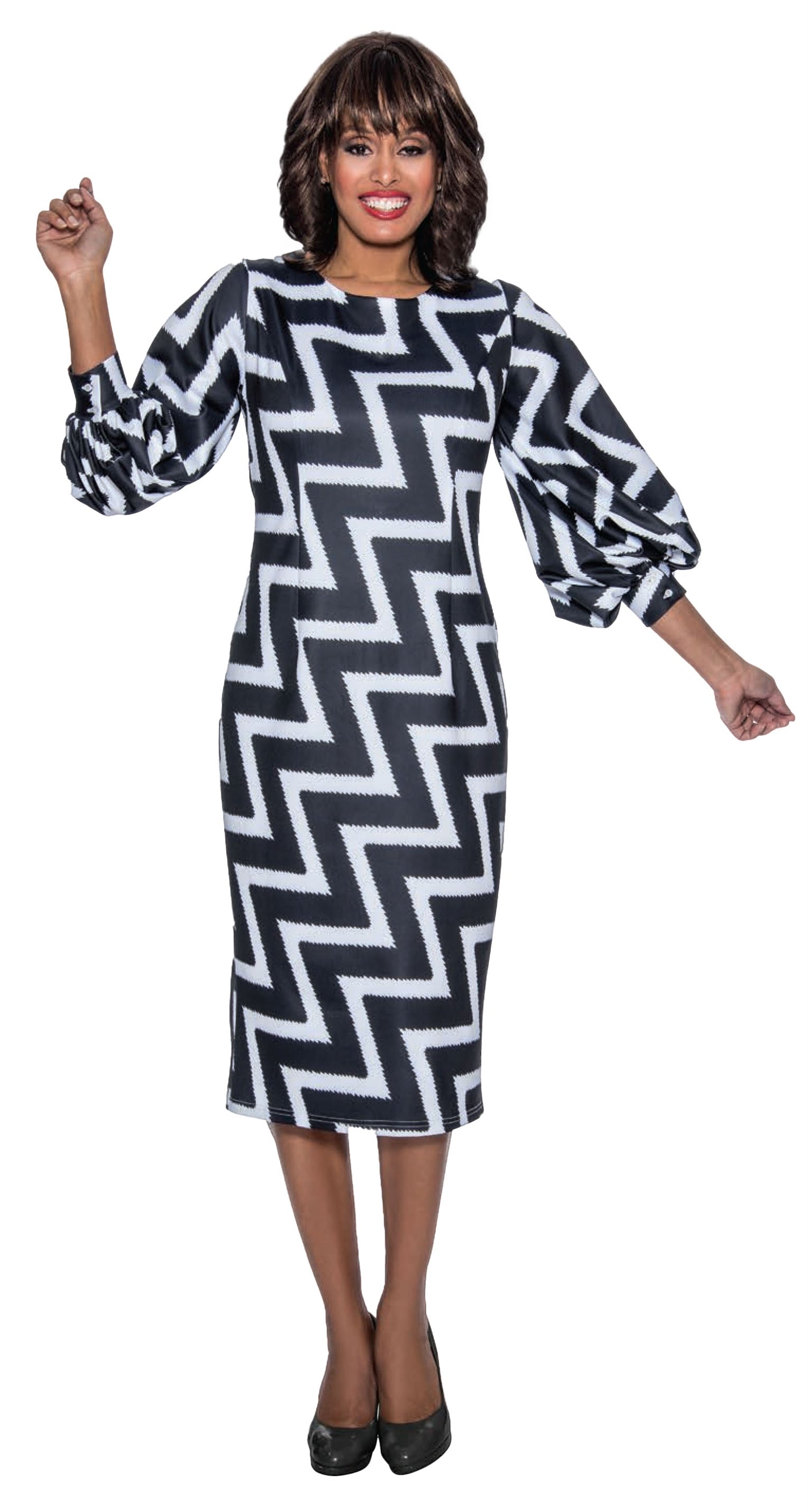 Dresses by Nubiano 1311 Zig-zag Dress