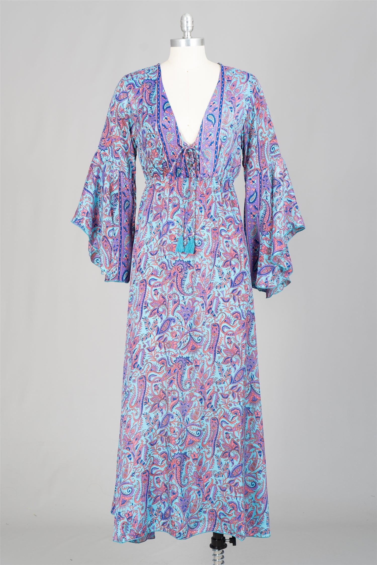 Etc. 5056 Paisley Print High-low Dress