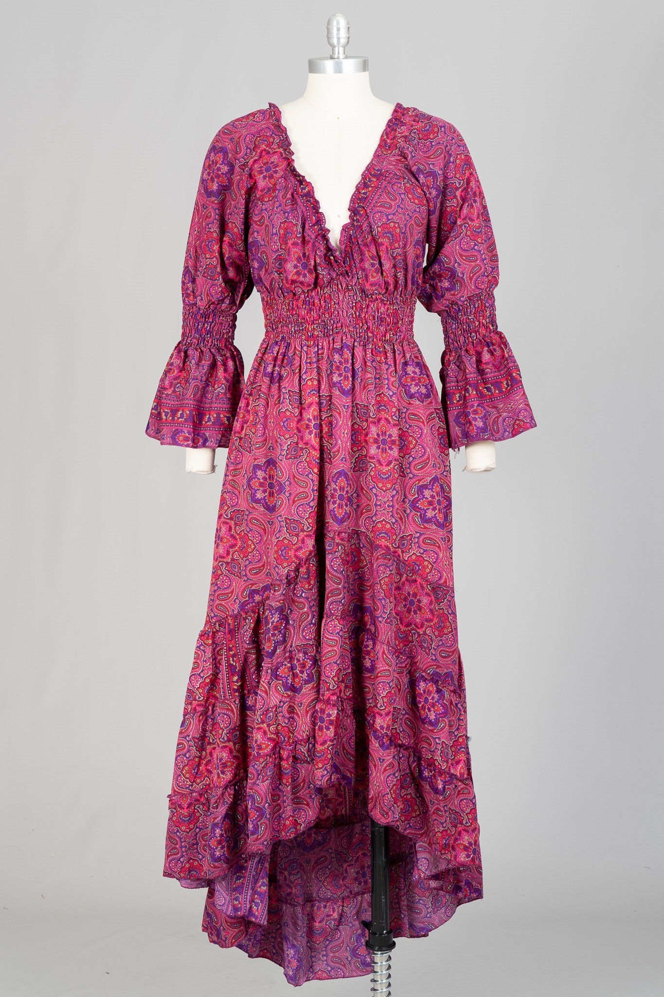 Etc. 5069 Print High-low Dress