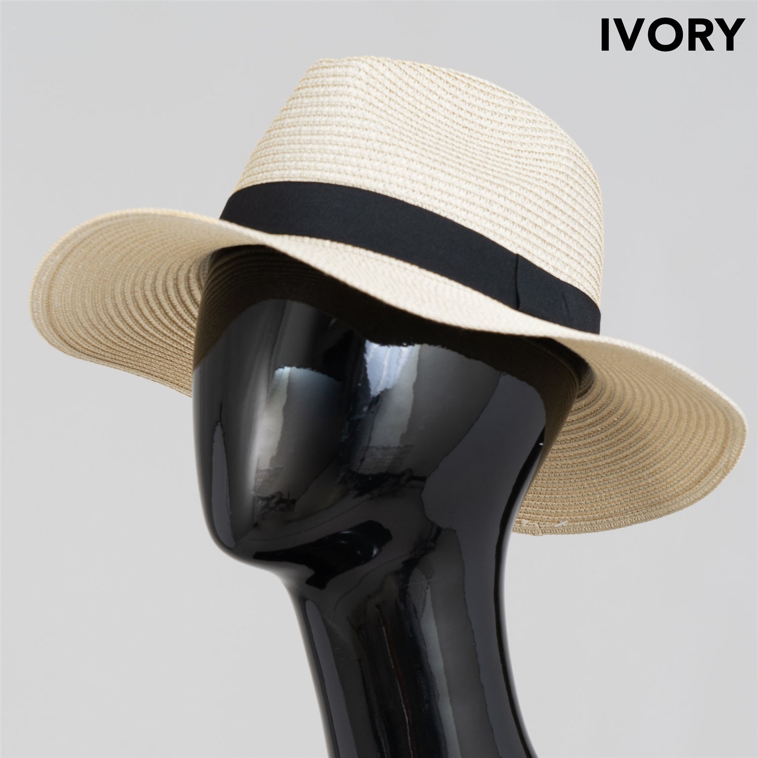 Fashion Hat 231685 Straw Fedora Hat