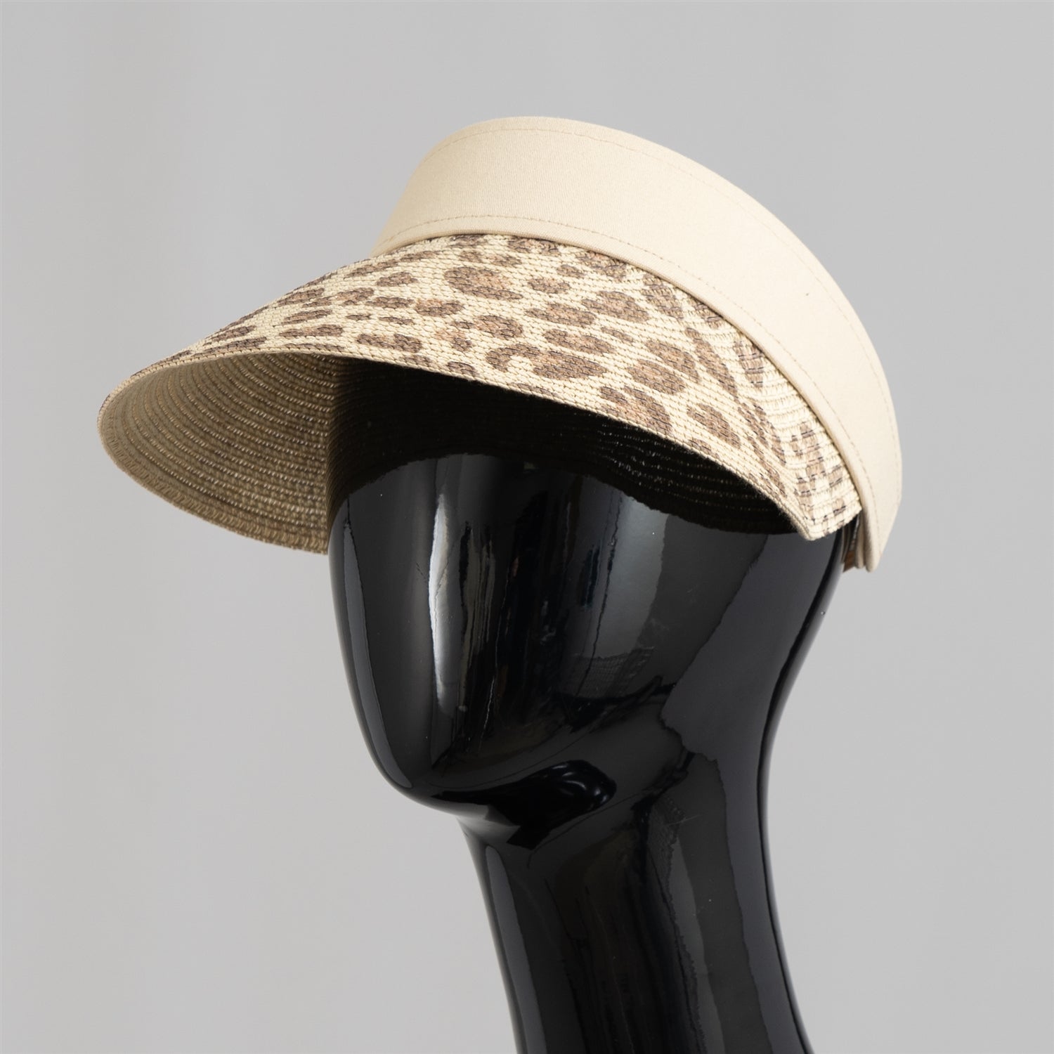 Fashion Hat LH7423 Animal Print Visor Hat