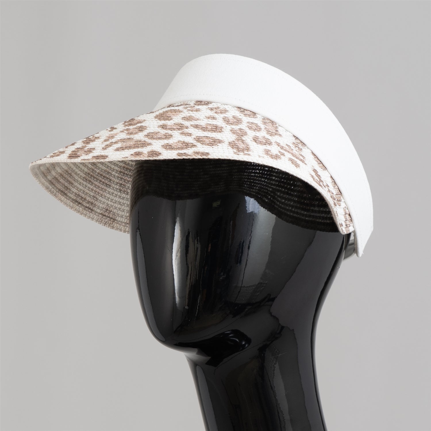 Fashion Hat LH7423 Animal Print Visor Hat