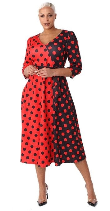 For Her 82058 Dot Dress