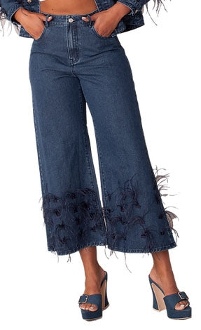 For Her 82304 Denim Feather Pant