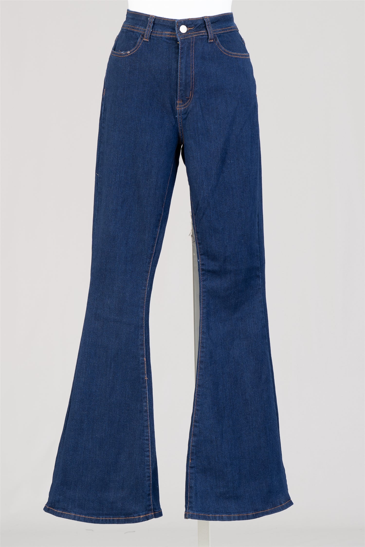 H&Y Fashion HY345 Stretch Denim Flare Pants