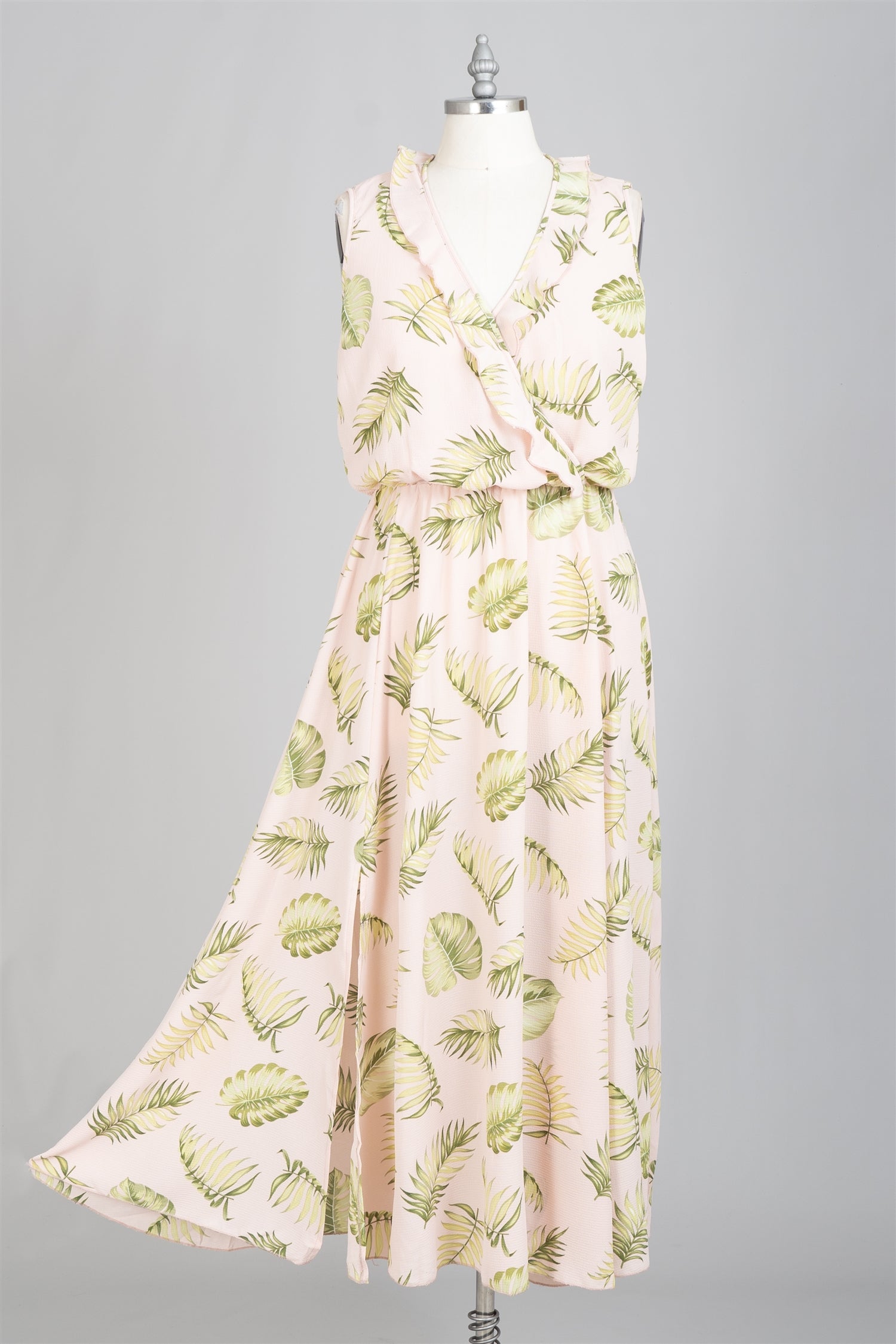 Indigo Rose PDWJ6190 Print Maxi PlusSize Dress