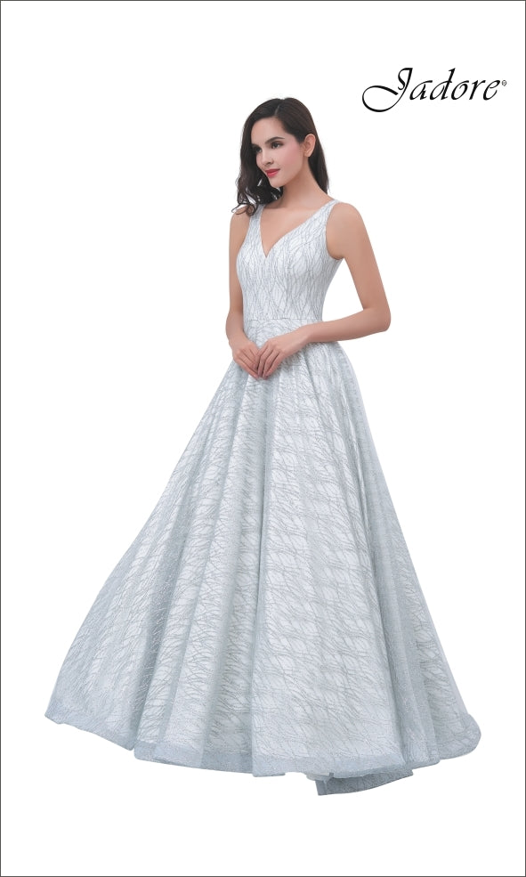 Jadore Evening J11311 V Neck Ballgown Dress