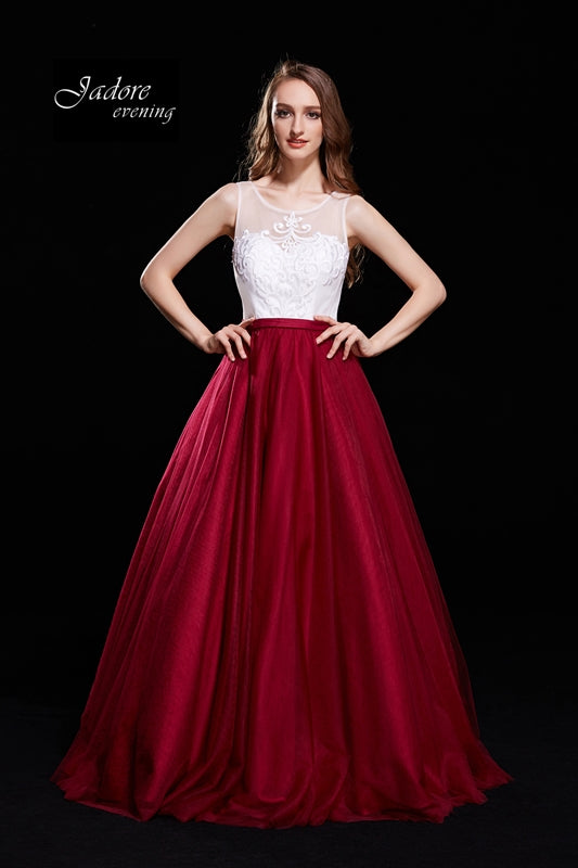 Jadore Evening J12021 Two Tone Ball Gown