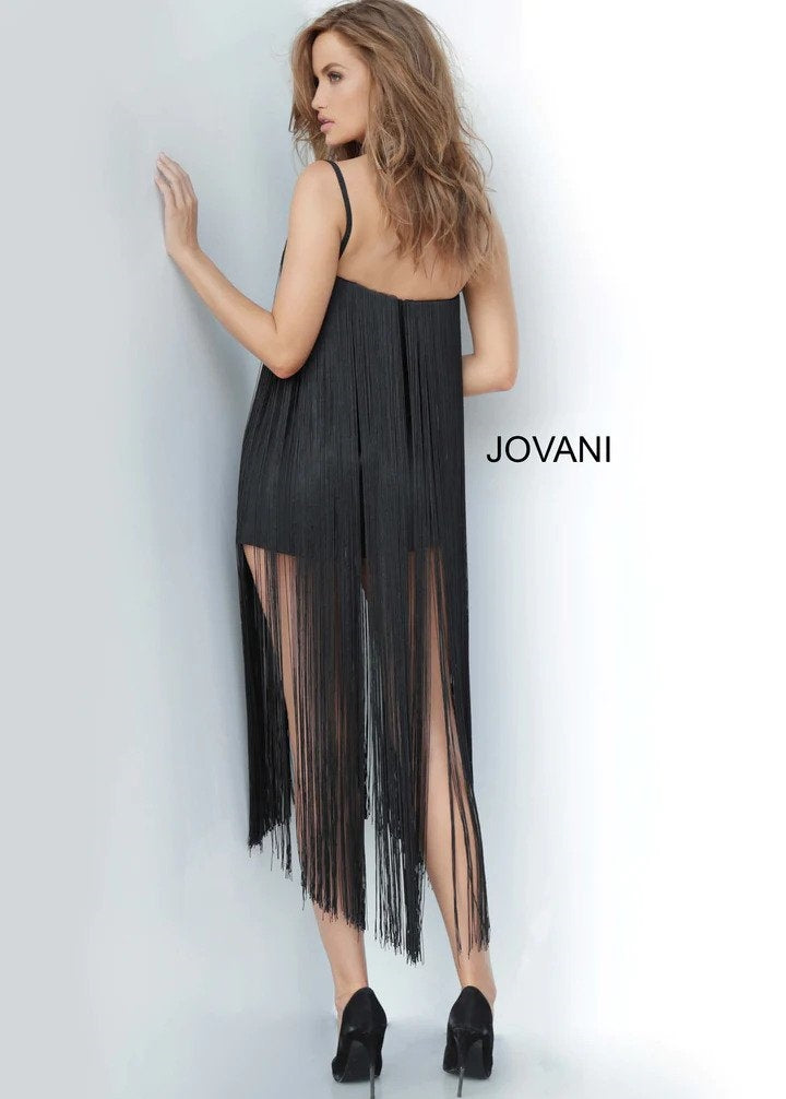 Jovani 3342 Fringed Dress