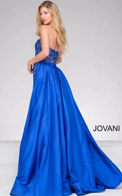 JVN by Jovani JVN07595A Lace Bodice Dress