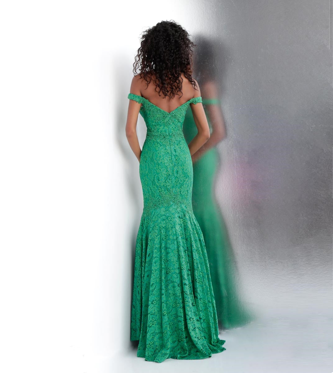 JVN by Jovani JVN62564 Laced Mermaid Dress