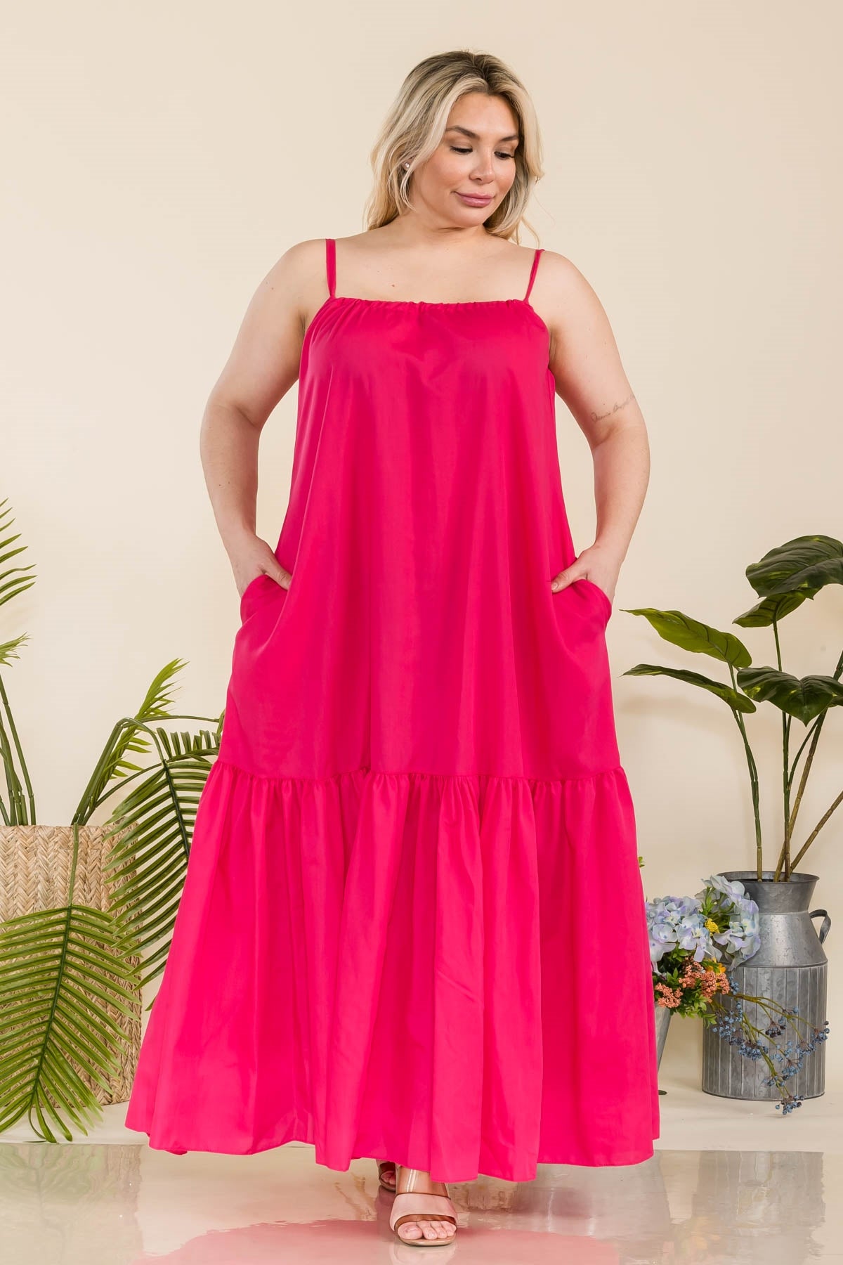 Karen T4027 Sleeveless Maxi Dress