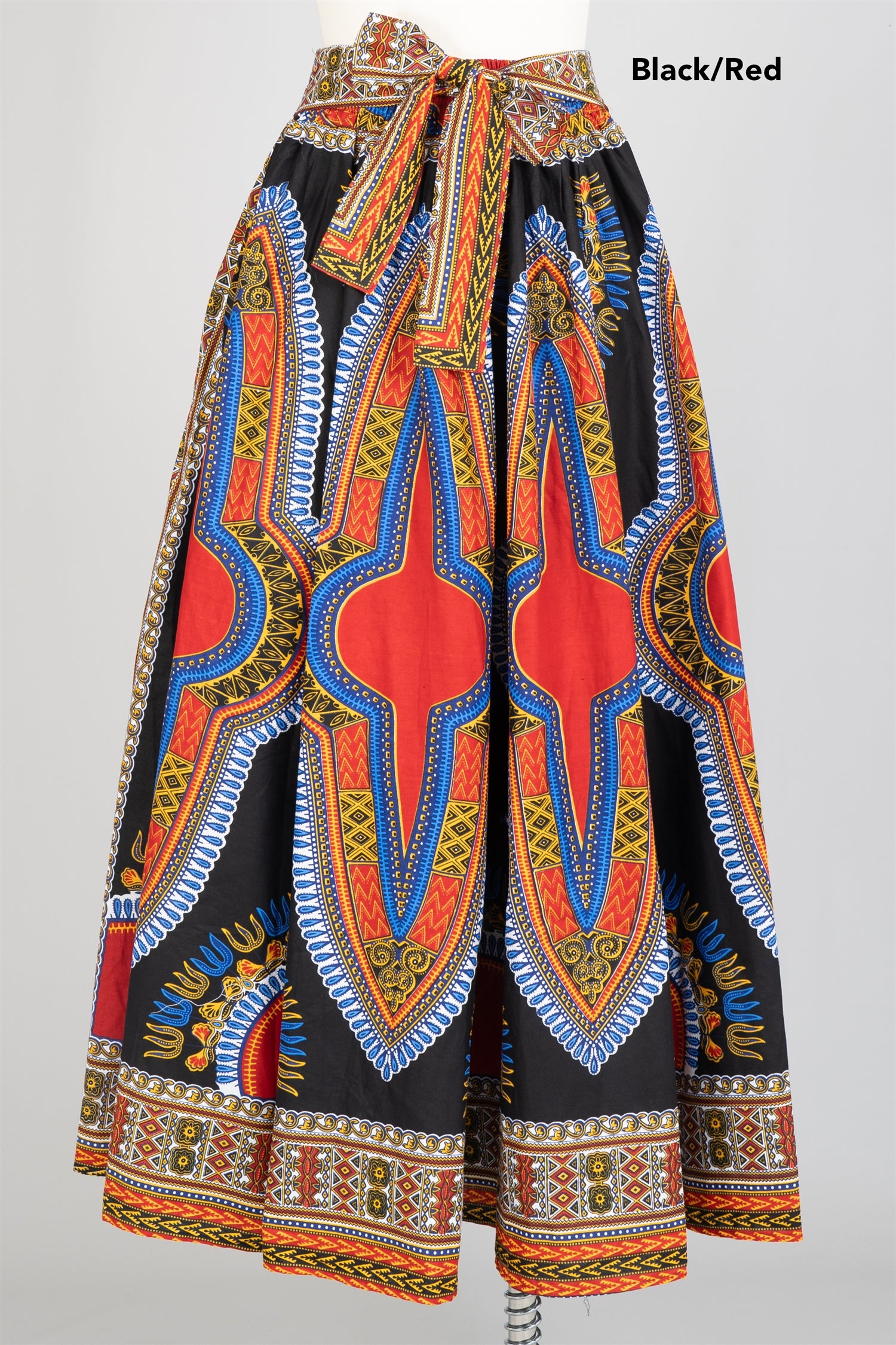 KaraChic 7001D Elastic Waist Dashiki Print Skirt    KaraChic 7001D Authentic African Dashiki Print Maxi Skirt