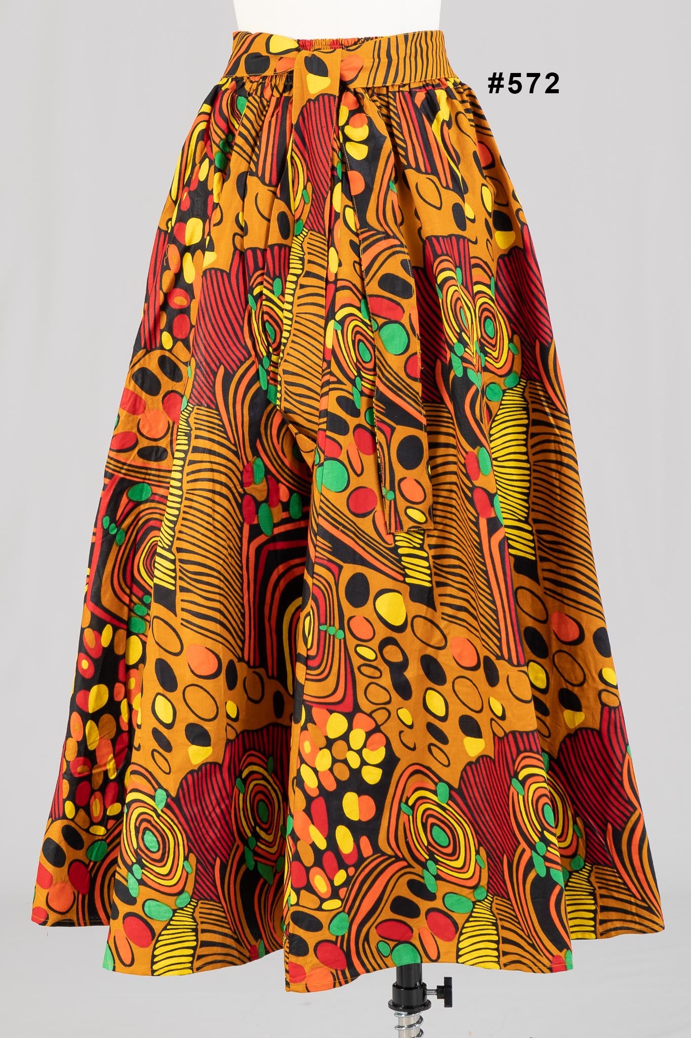 KaraChic 701NP Authentic African Print Wide Leg Pant