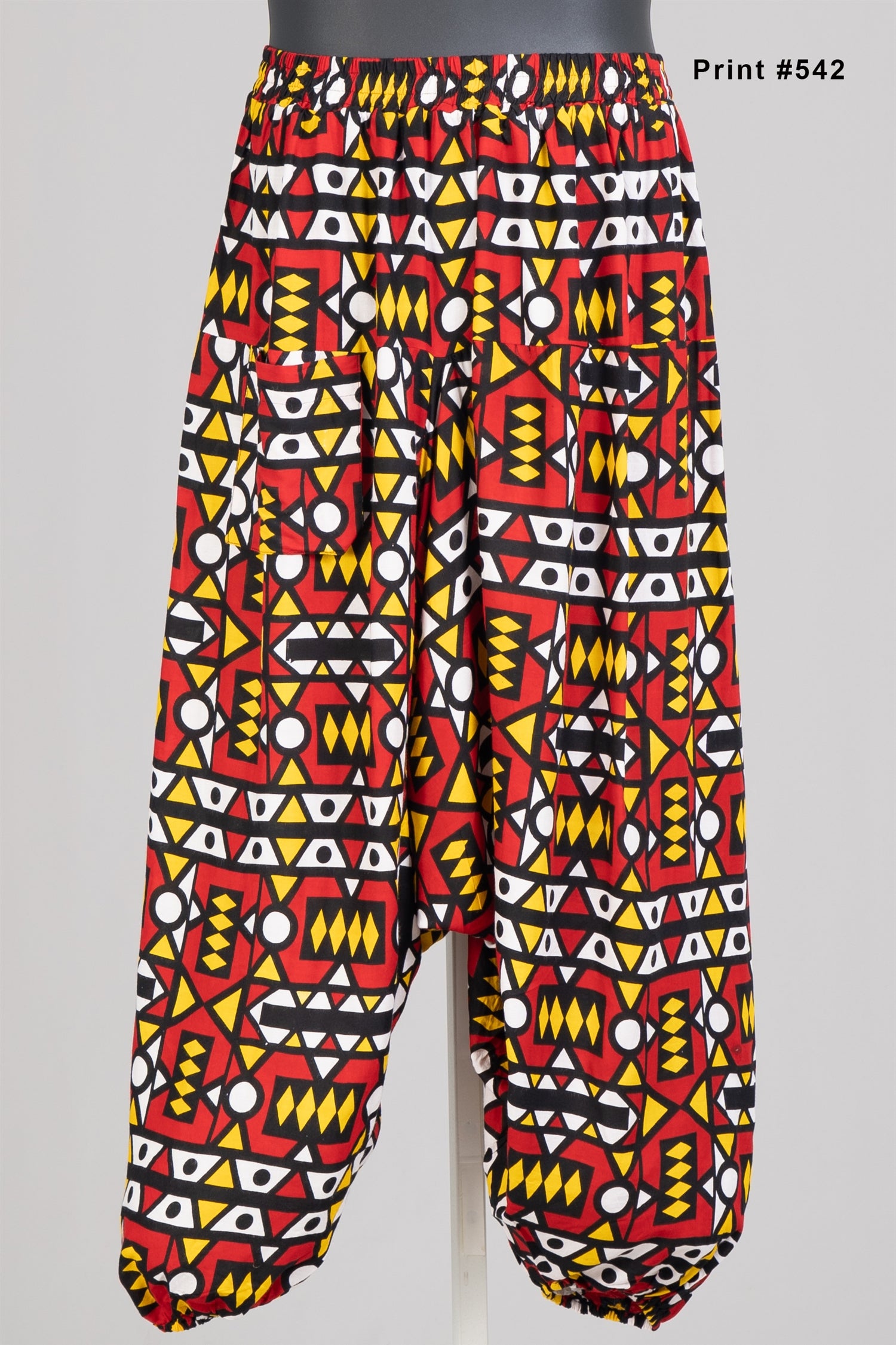 KaraChic 7638 Authentic African Print Harem Pant