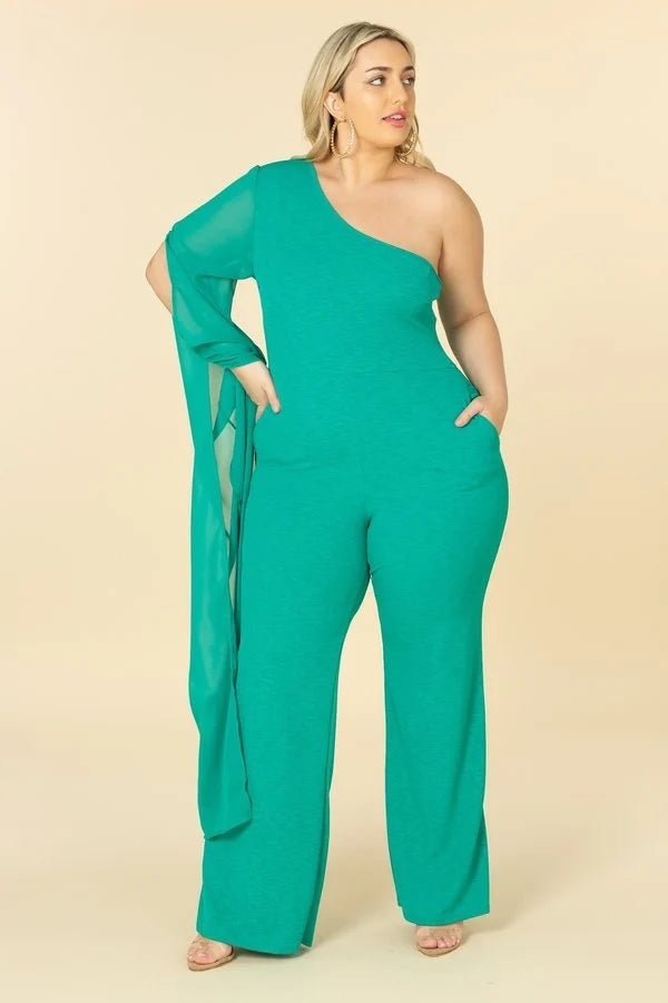 Karen T Designs 9204 Open Shoulder Jumpsuit