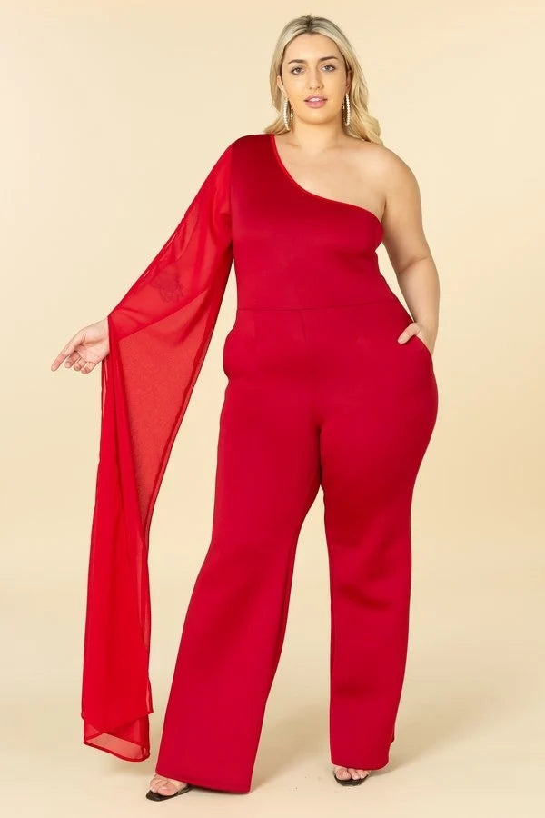 Karen T Designs 9204 Open Shoulder Jumpsuit