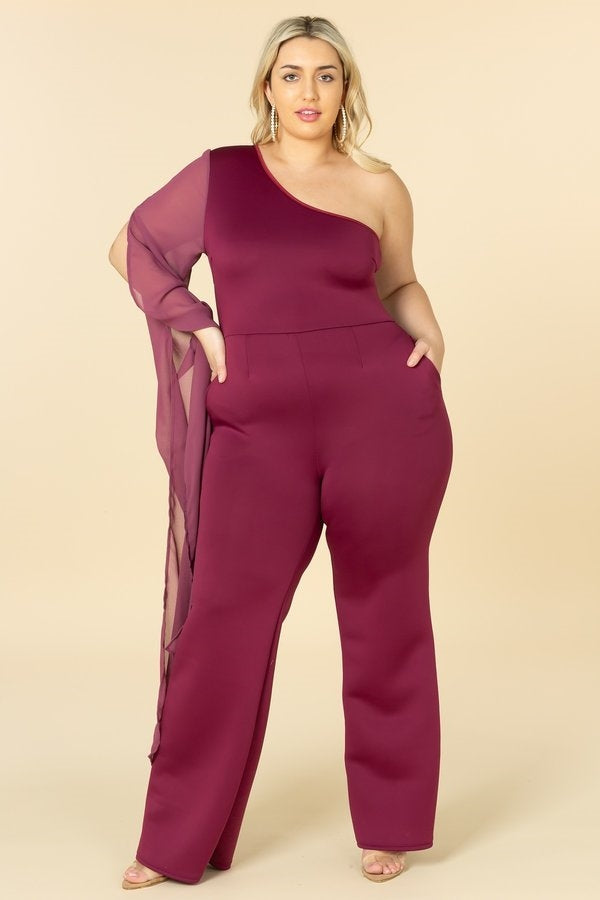 Karen T Designs 9204 Open Shoulder Jumpsuit