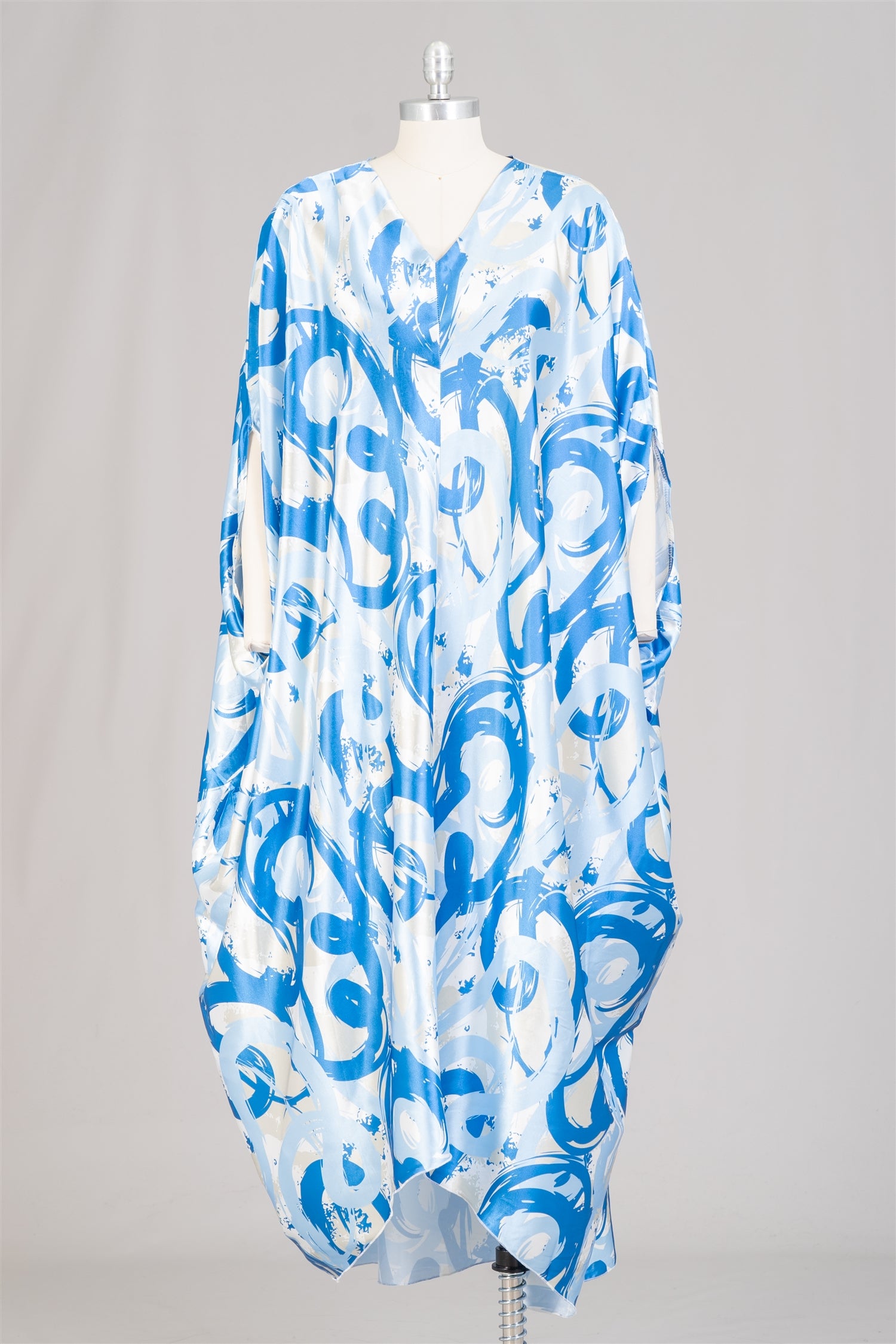 KaraChic CHH22098 High-low Print Kaftan