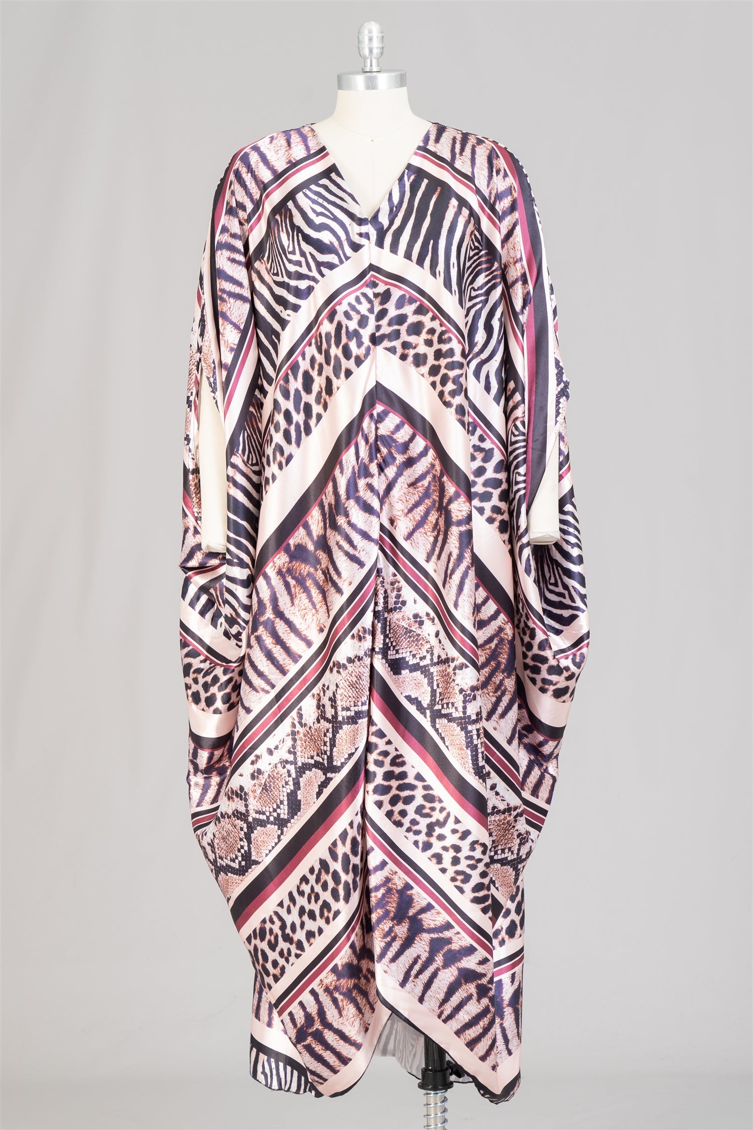 KaraChic CHH22099 High-low Print Kaftan