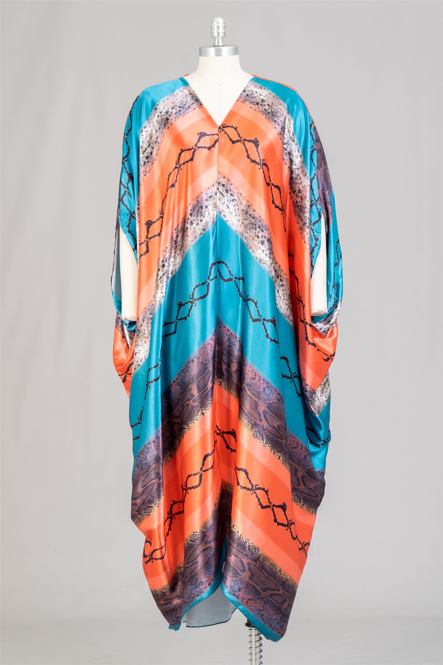 KaraChic CHH22100 High-low Print Kaftan