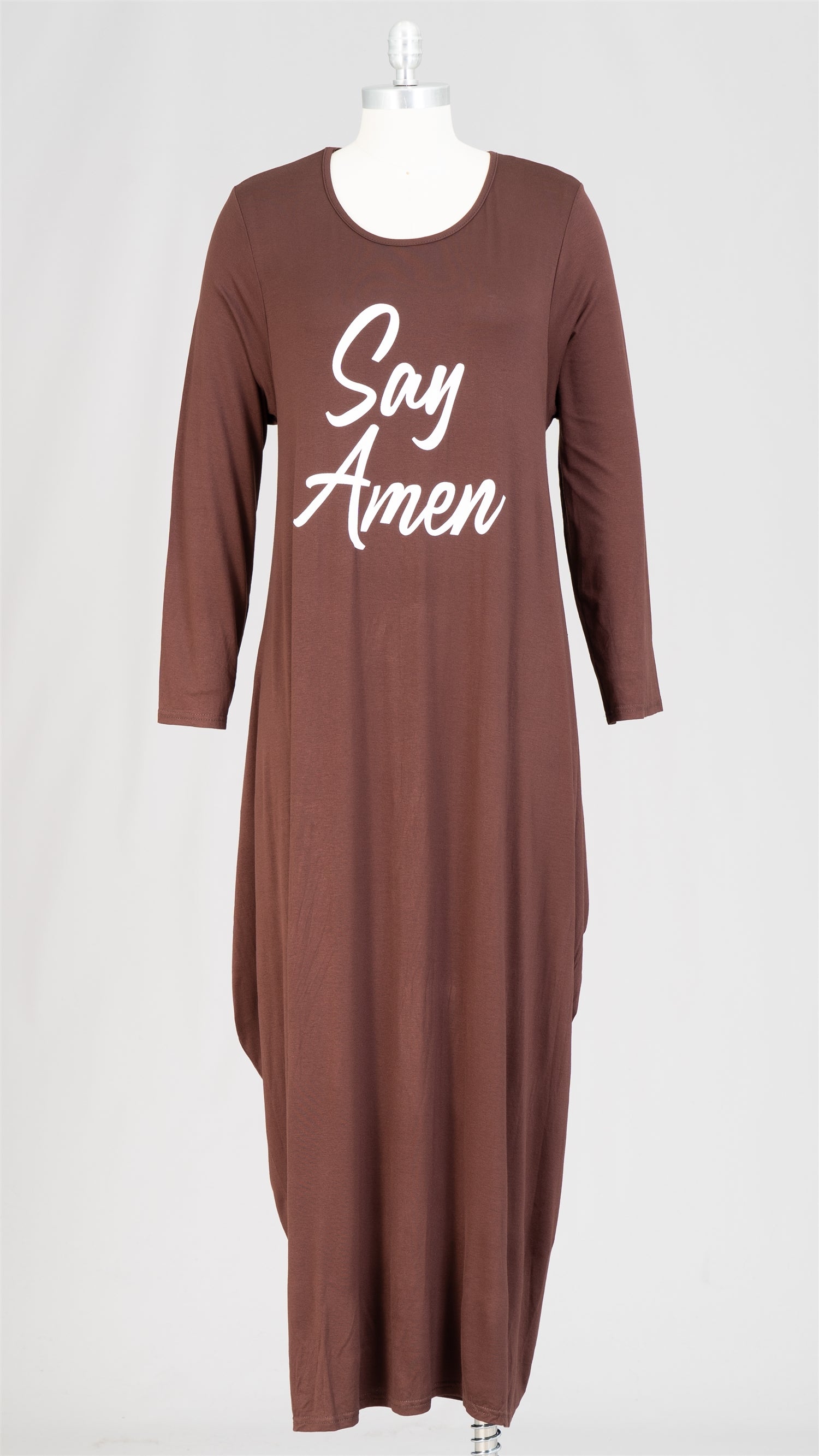 KaraChic CHH22115 Say Amen Knit Maxi Dress