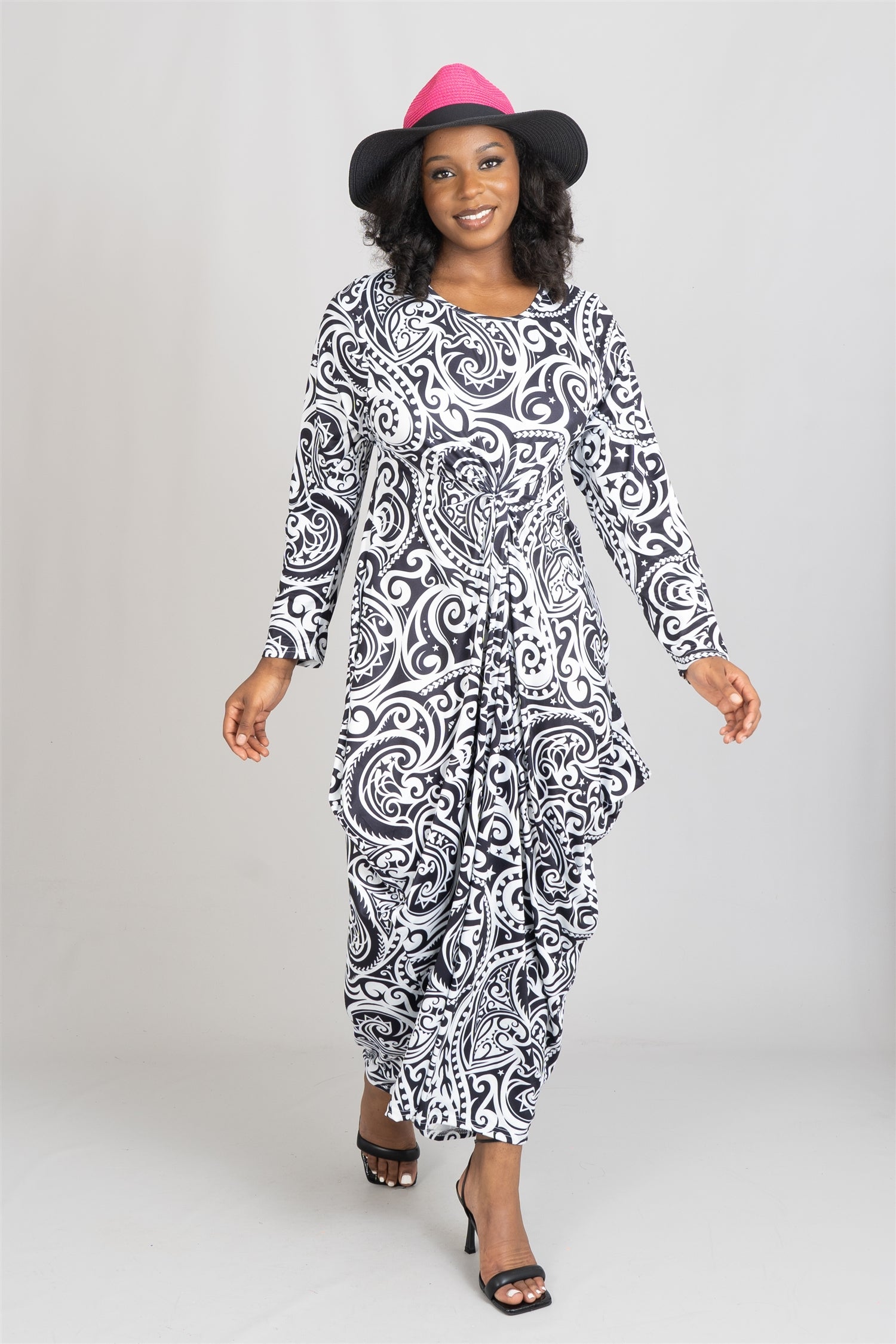 KaraChic CHH22117 Knit Maxi Dress