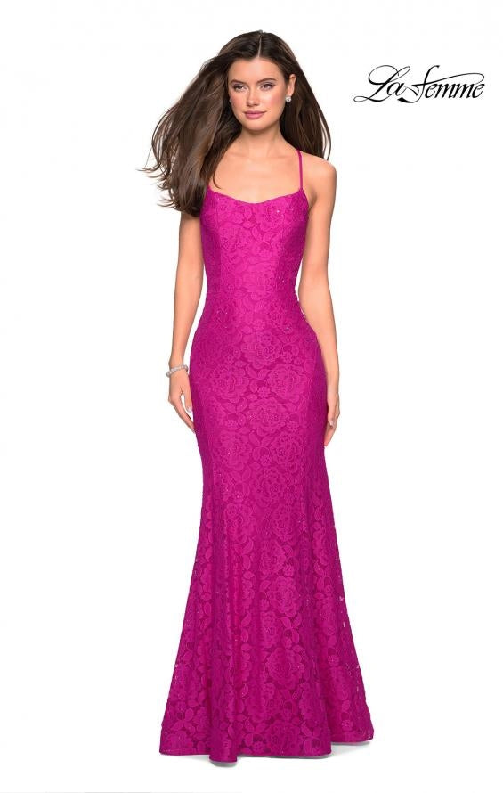 La Femme 27565 Lace Dress