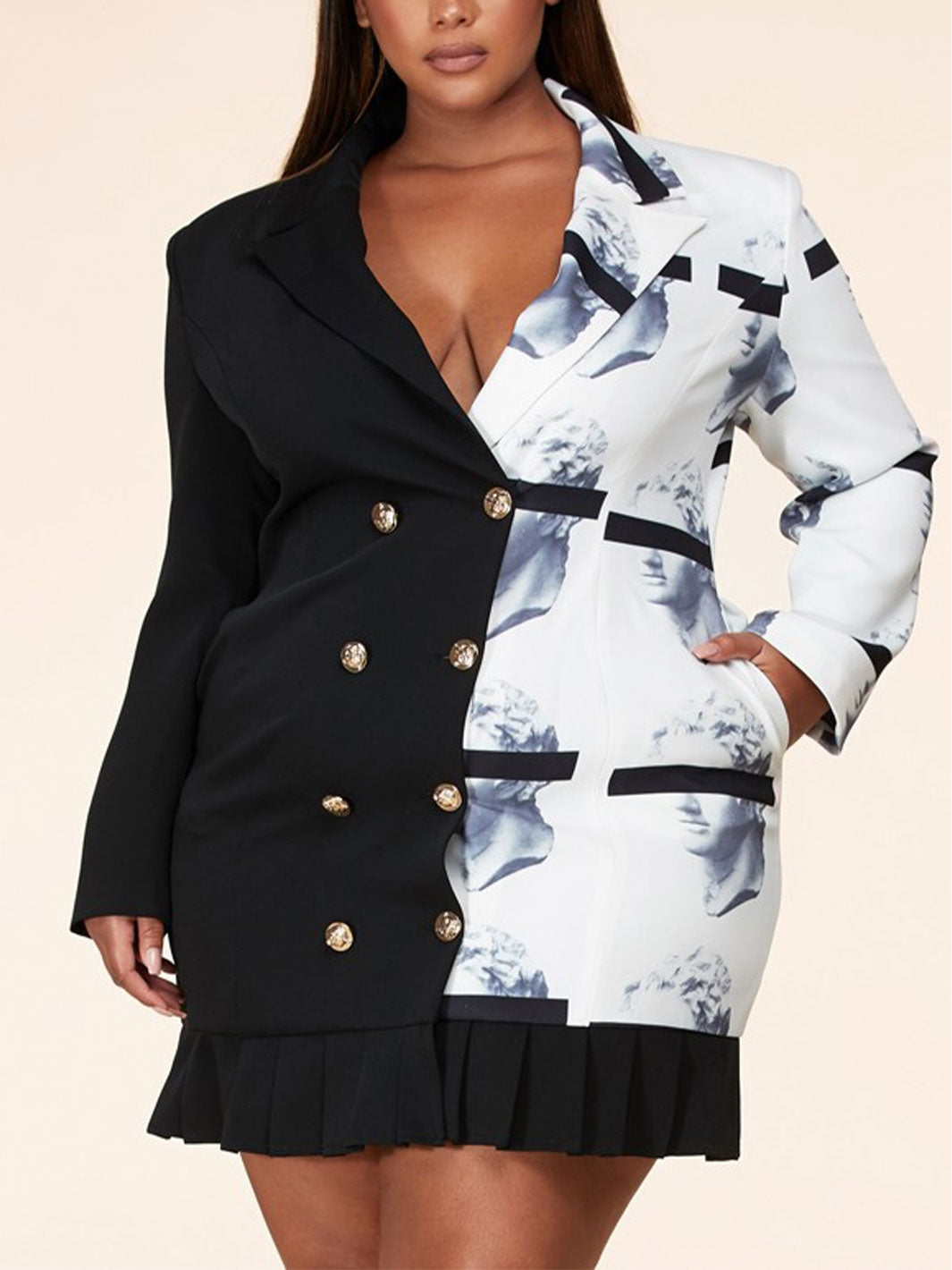 L'atiste by Amy PLD51721DD PlusSize Jacket Dress