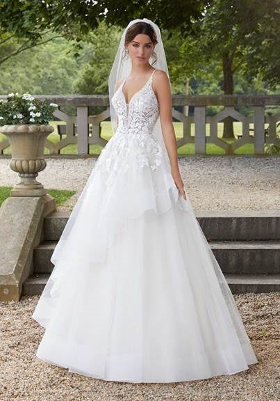 Blu Bridal by Mori Lee 5811L Lined Bridal Gown